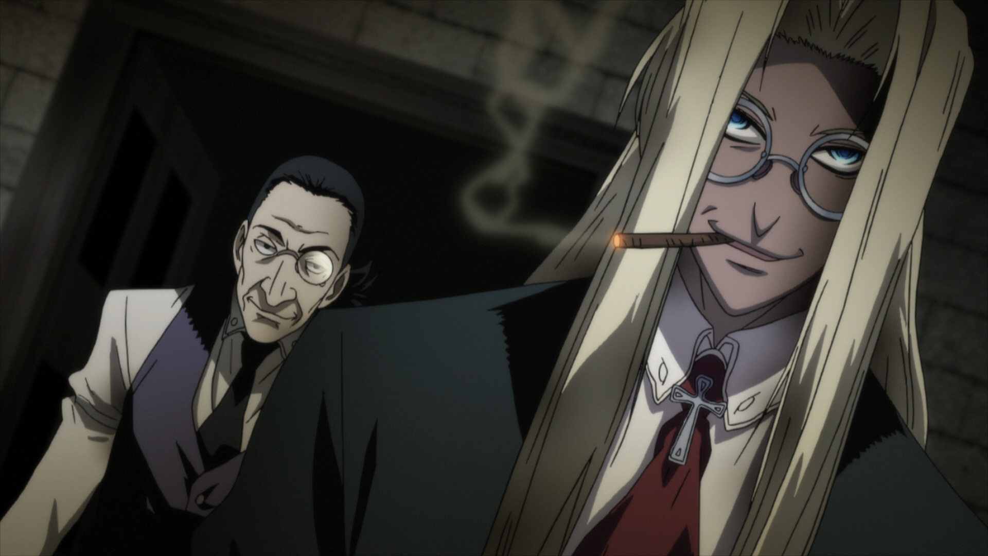 Integra and Walter, Hellsing Ultimate Wallpaper, 1920x1080 Full HD Desktop