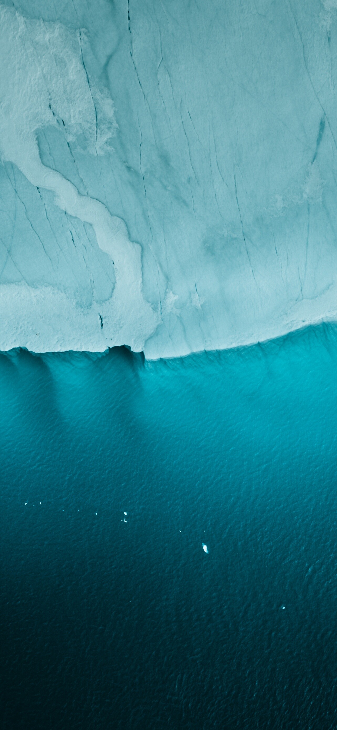 Iceland wallpaper, Aerial view, Cold cliff, 1290x2780 HD Phone