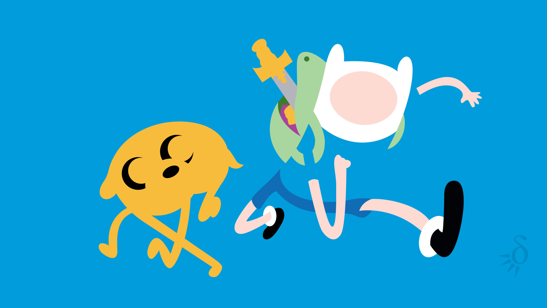 Finn and Jake wallpaper, Dynamic duo, Cartoon buddies, Fun and laughter, 1920x1080 Full HD Desktop