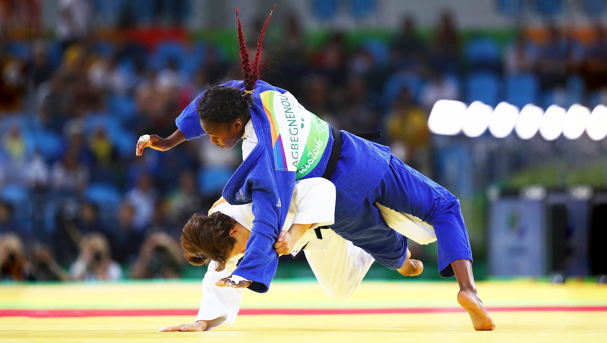 Tina Trstenjak vs Clarisse Agbegnenou, Judo Wallpaper, 2120x1200 HD Desktop