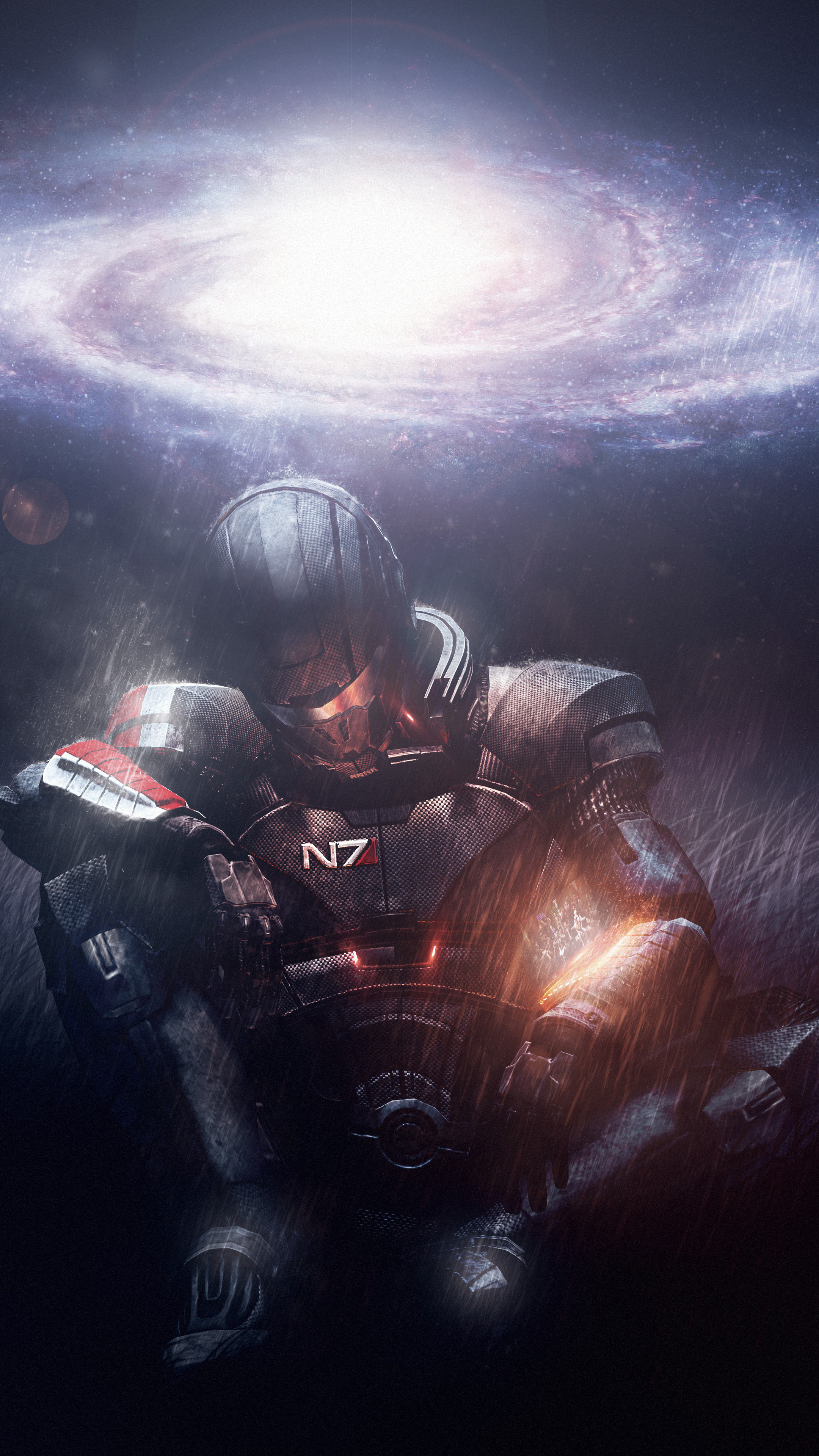 Commander Shepard, Mass Effect Wallpaper, 2160x3840 4K Phone