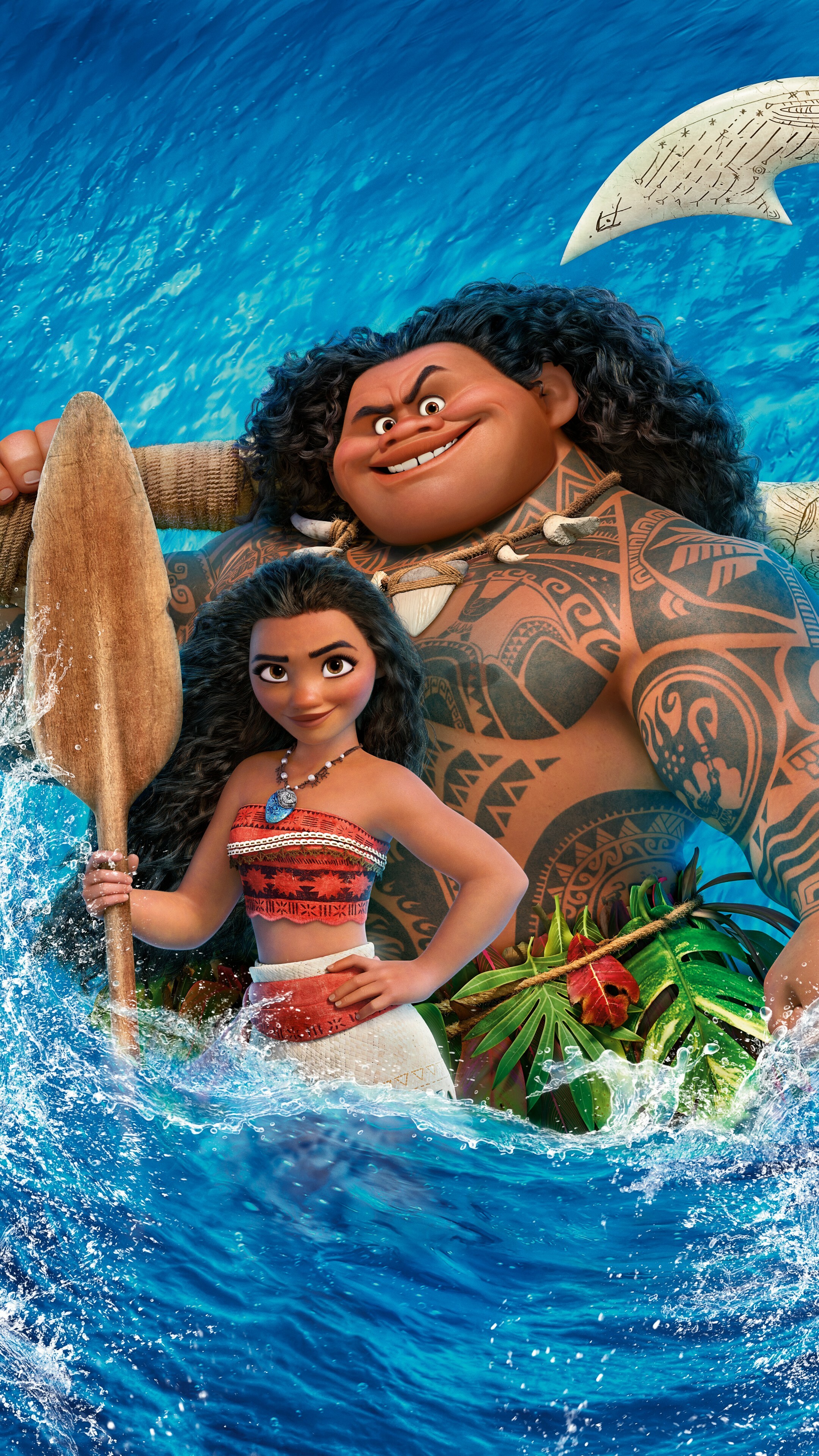 Moana and Maui, Moana Wallpaper, 2160x3840 4K Phone