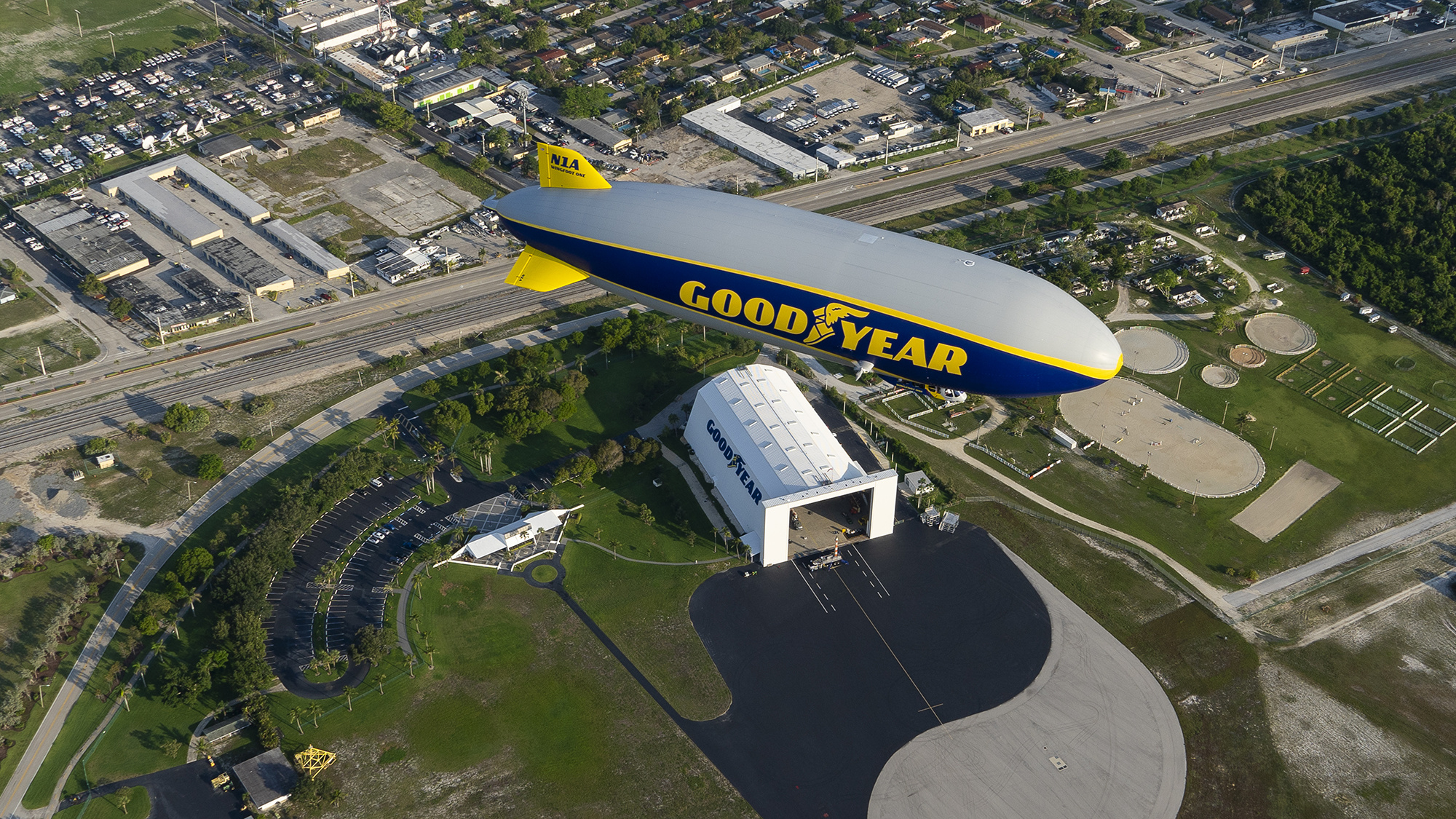 Modern airships, Blimp technology, Zeppelin heritage, Goodyear airship, 2000x1130 HD Desktop