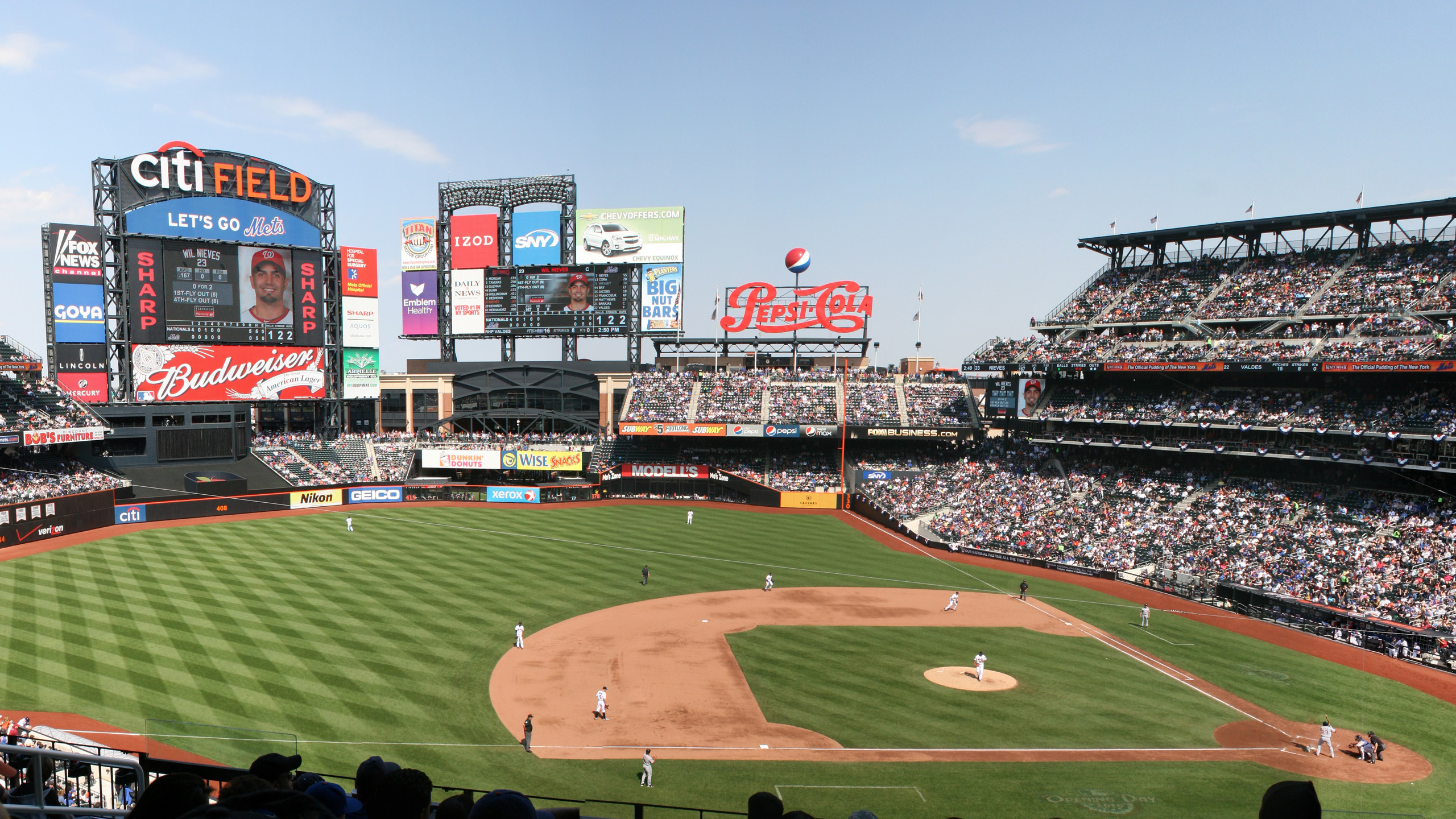 City Field, New York Mets Wallpaper, 2560x1440 HD Desktop