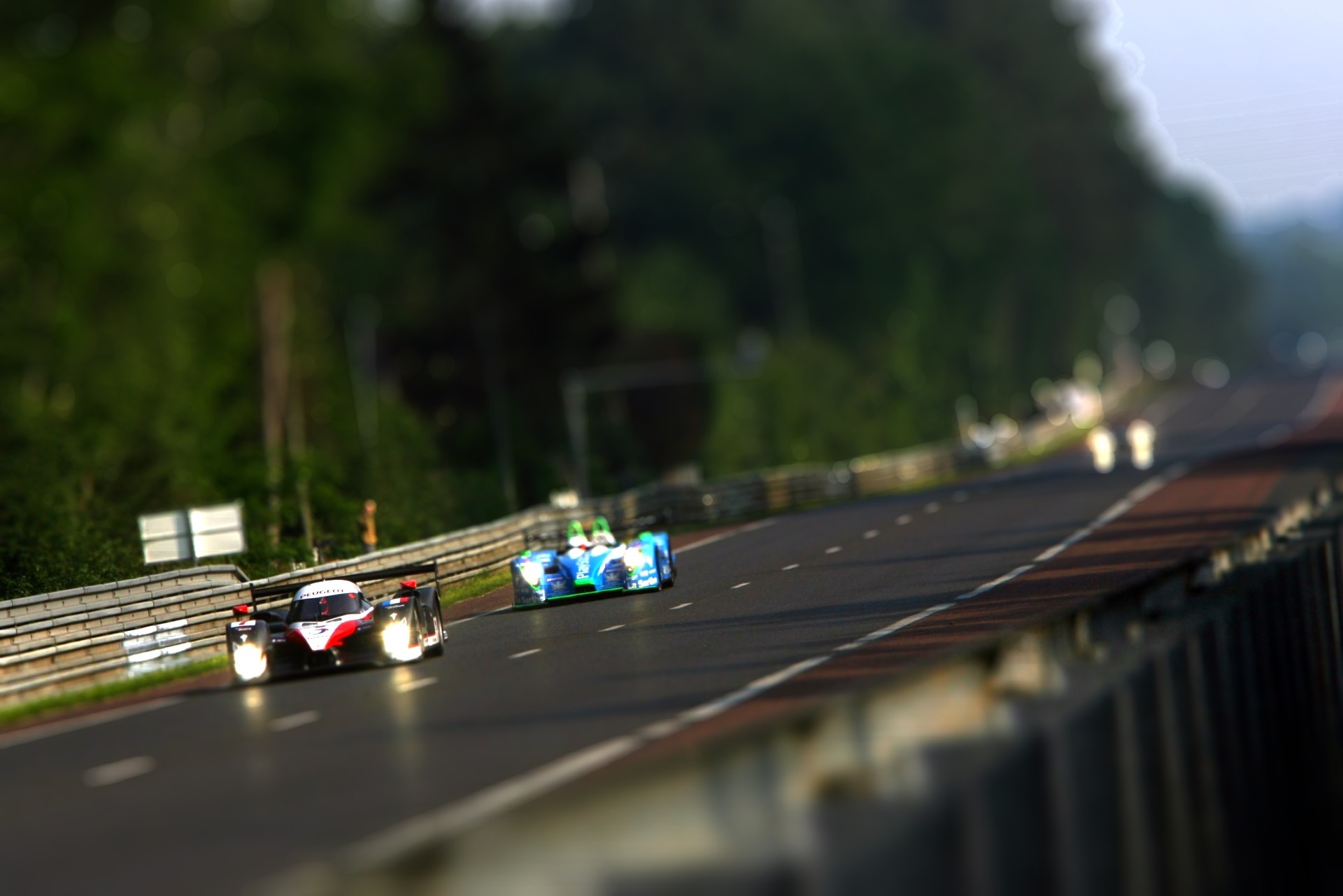 Le Mans race, Tiltshift effect, Free download, Audi wallpaper, 1920x1290 HD Desktop