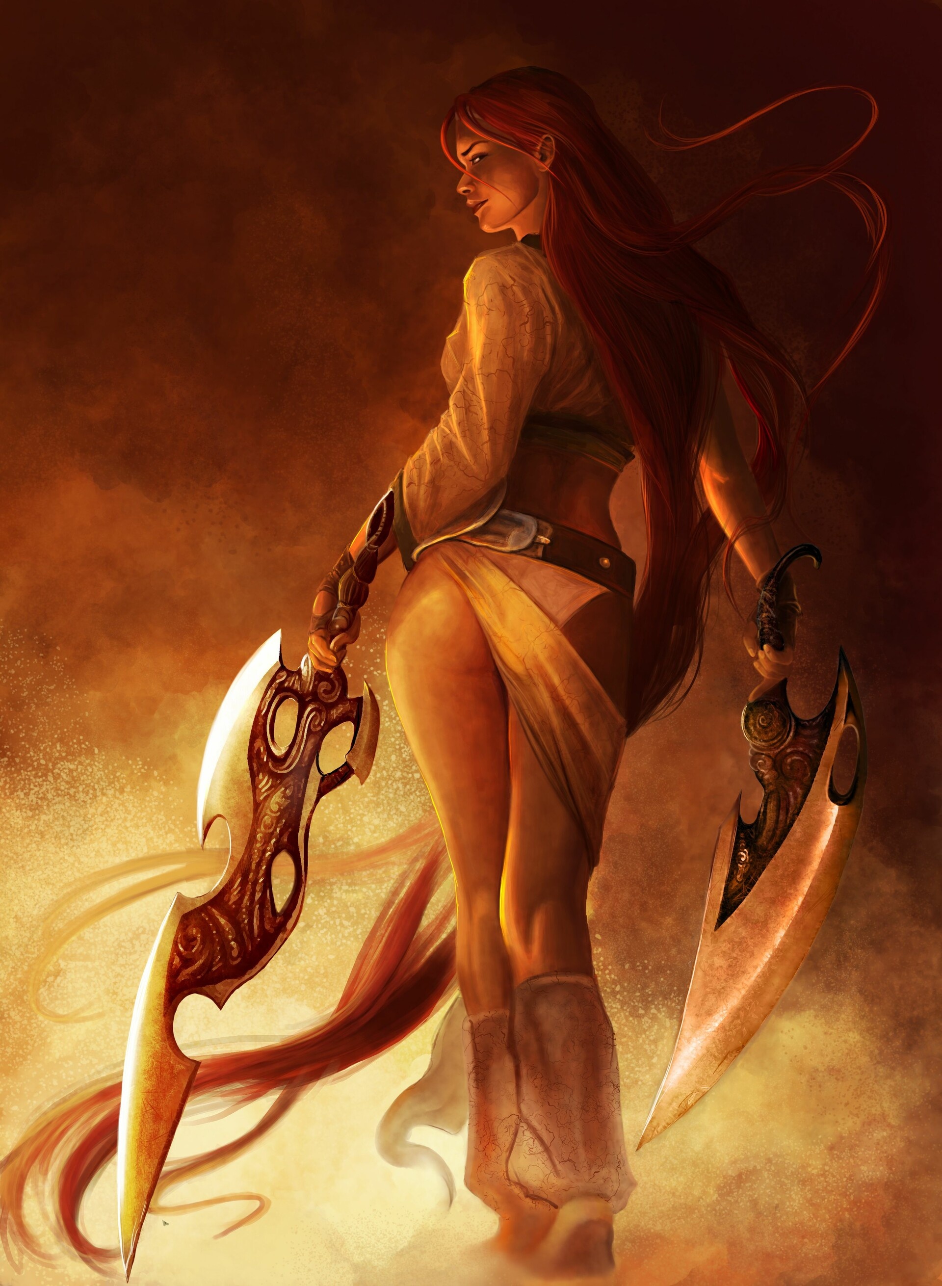 Heavenly Sword, Artstation, Nariko, 1920x2630 HD Phone