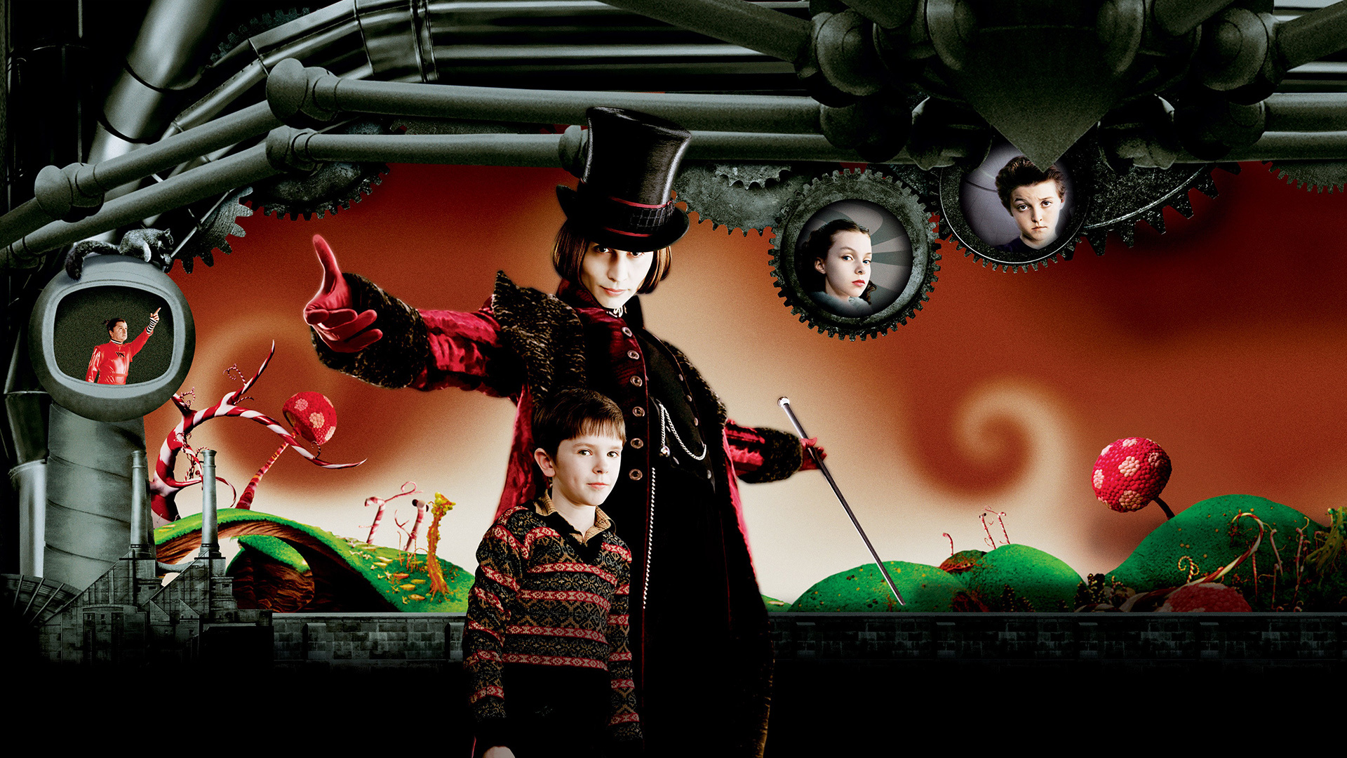 Willy Wonka, HD wallpaper, Background image, Roald Dahl adaptation, 1920x1080 Full HD Desktop