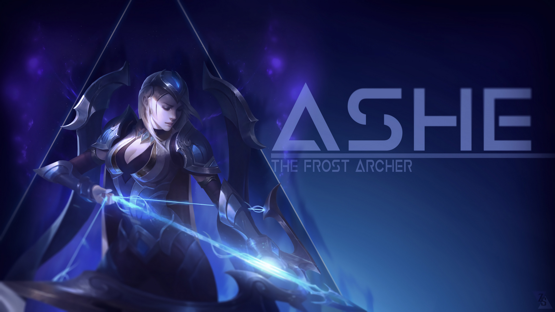 Championship Ashe wallpaper, LoL, 2560x1440 resolution, Desktop wallpaper, 1920x1080 Full HD Desktop