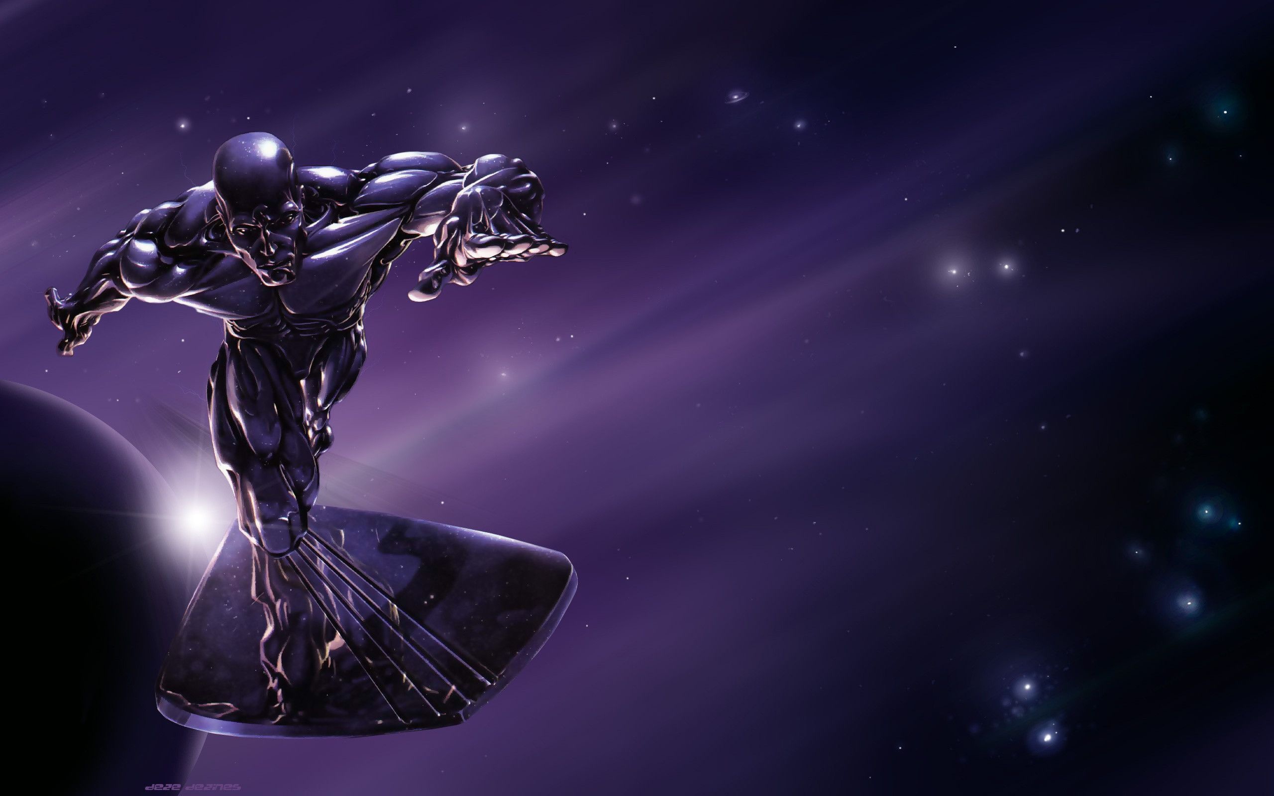 Silver Surfer fan art, Superhero backgrounds, HD wallpapers, Marvel comics, 2560x1600 HD Desktop