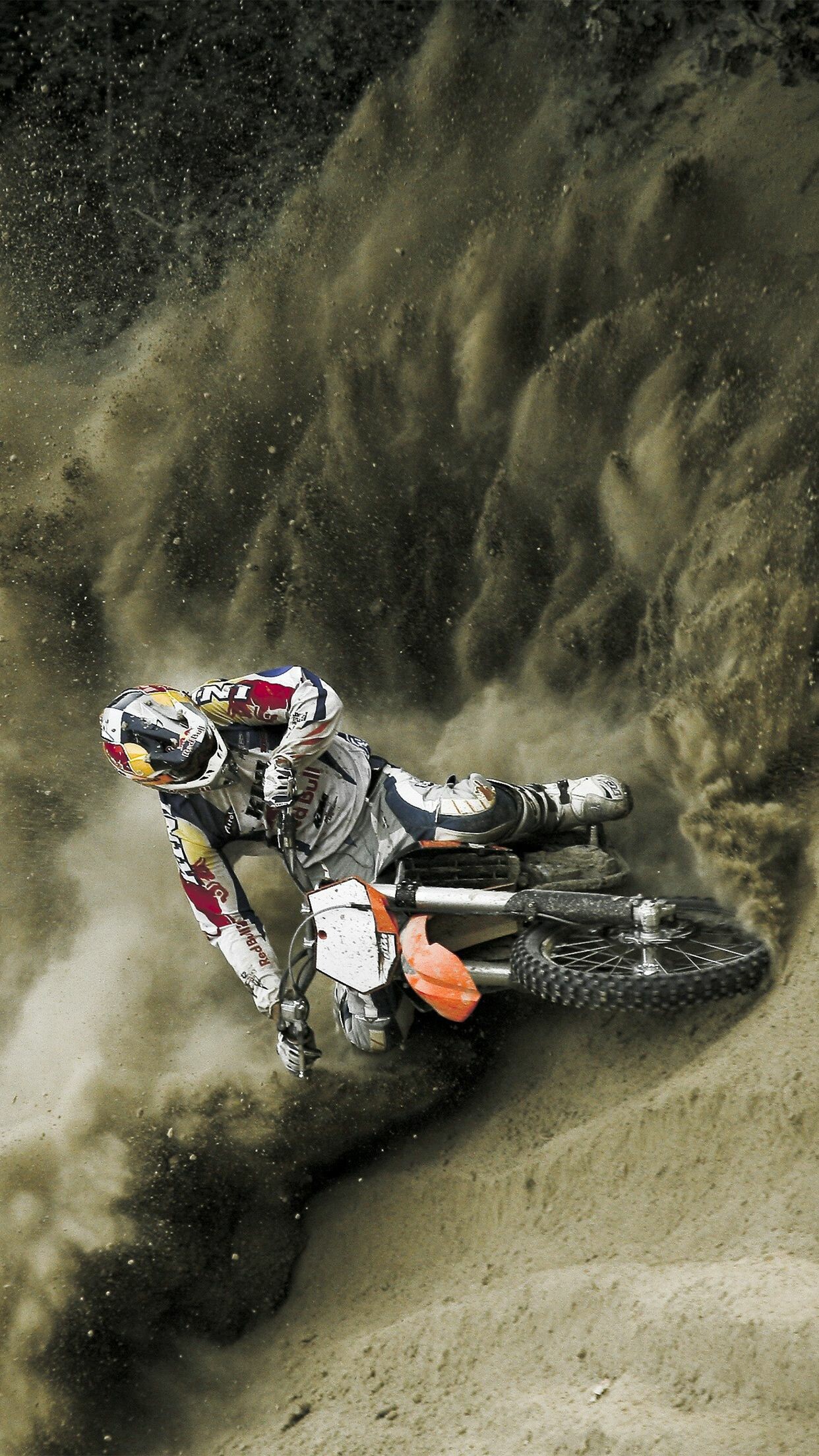 Husqvarna Auto, KTM motocross wallpaper, High-performance bikes, Thrilling power, 1250x2210 HD Phone