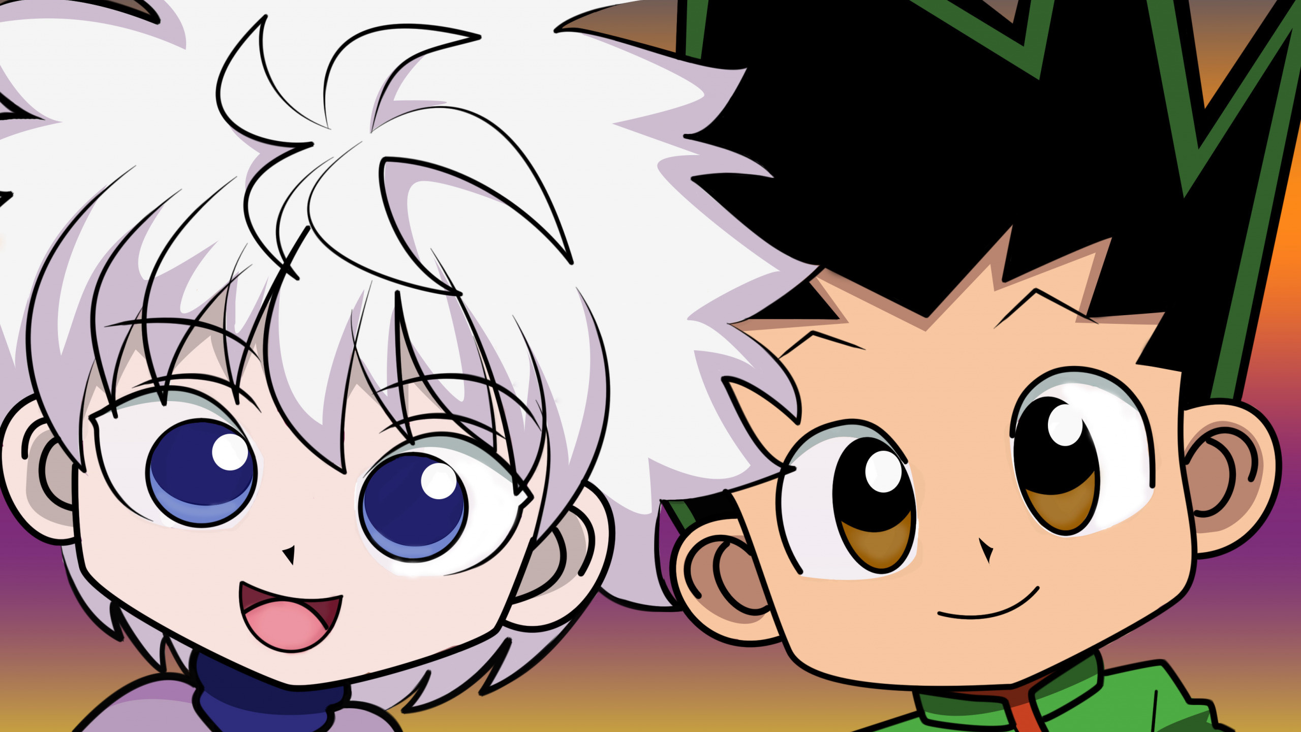 Chibi, Killua Wallpaper, 2560x1440 HD Desktop