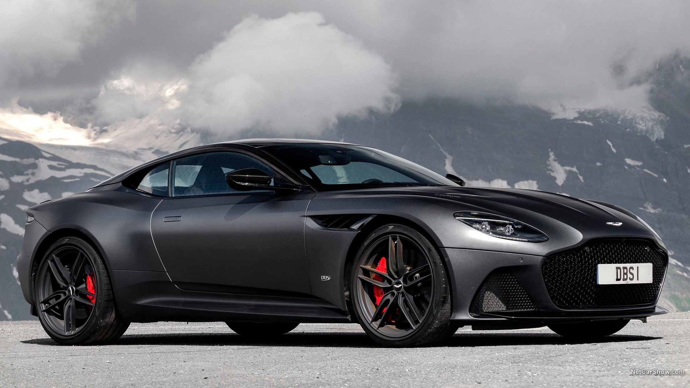 Aston Martin DBS, Xenon grey, Ilya's HD wallpapers, Superleggera, 2210x1250 HD Desktop