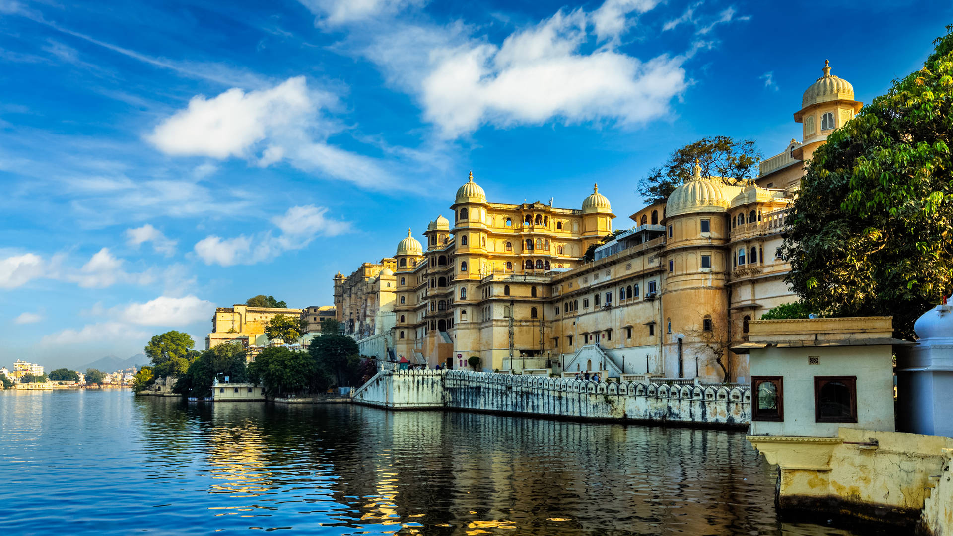 Lake Pichola, Indien reisen, Farbenfrohe Momente, Au0026E Erlebnisreisen, 1920x1080 Full HD Desktop