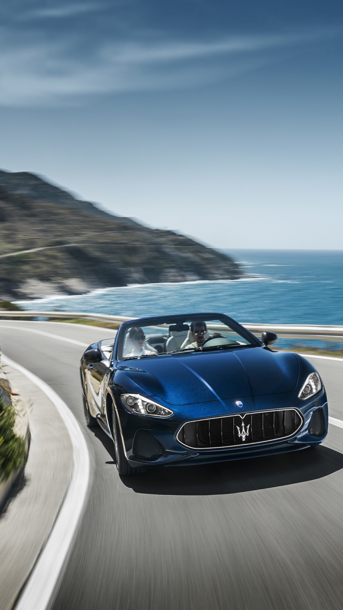 Maserati Granturismo, Dynamic luxury vehicle, Unforgettable driving experience, Road elegance, 1440x2560 HD Phone