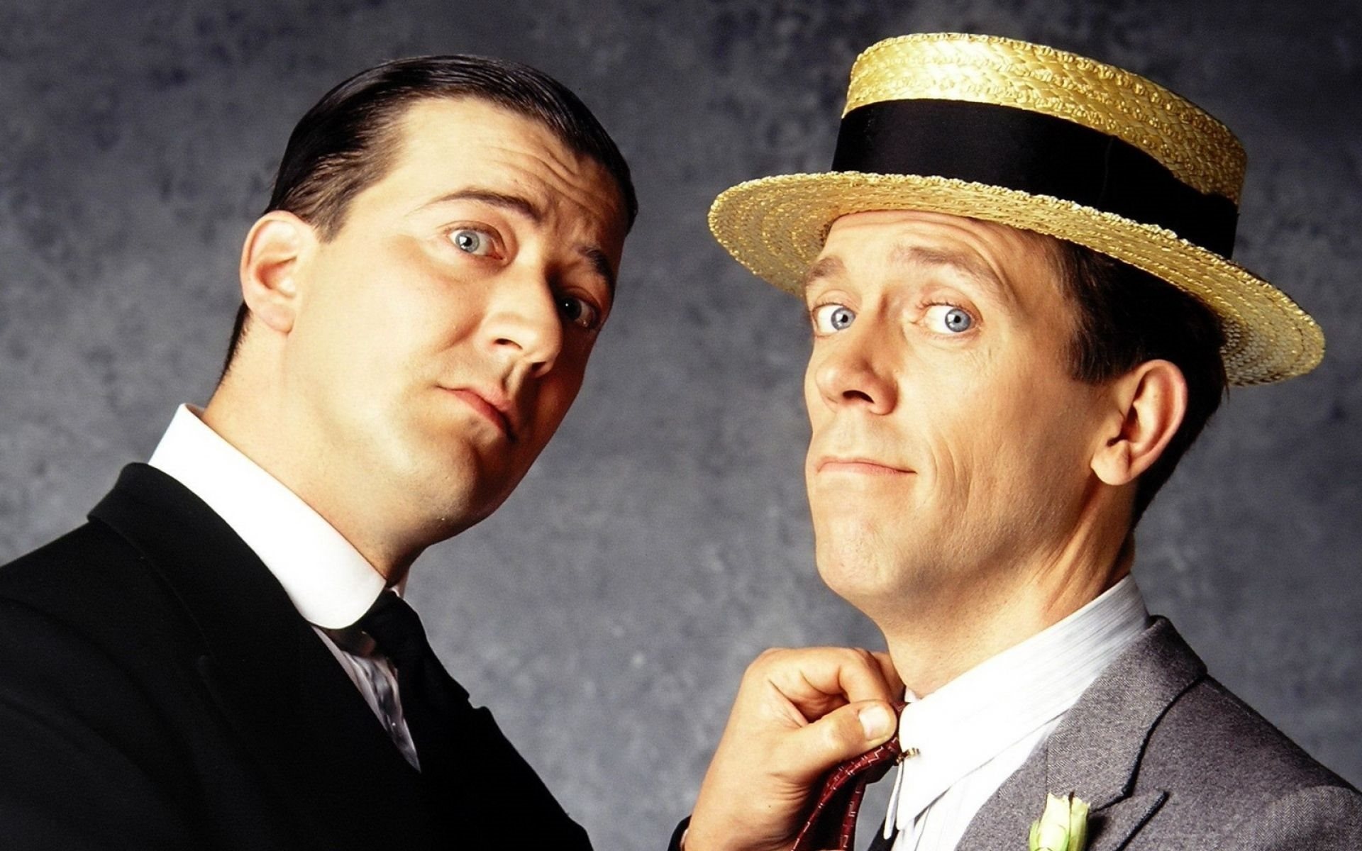 Stephane Fry, Hugh Laurie, Bertram Wooster, Reginald Jeeves, 1920x1200 HD Desktop