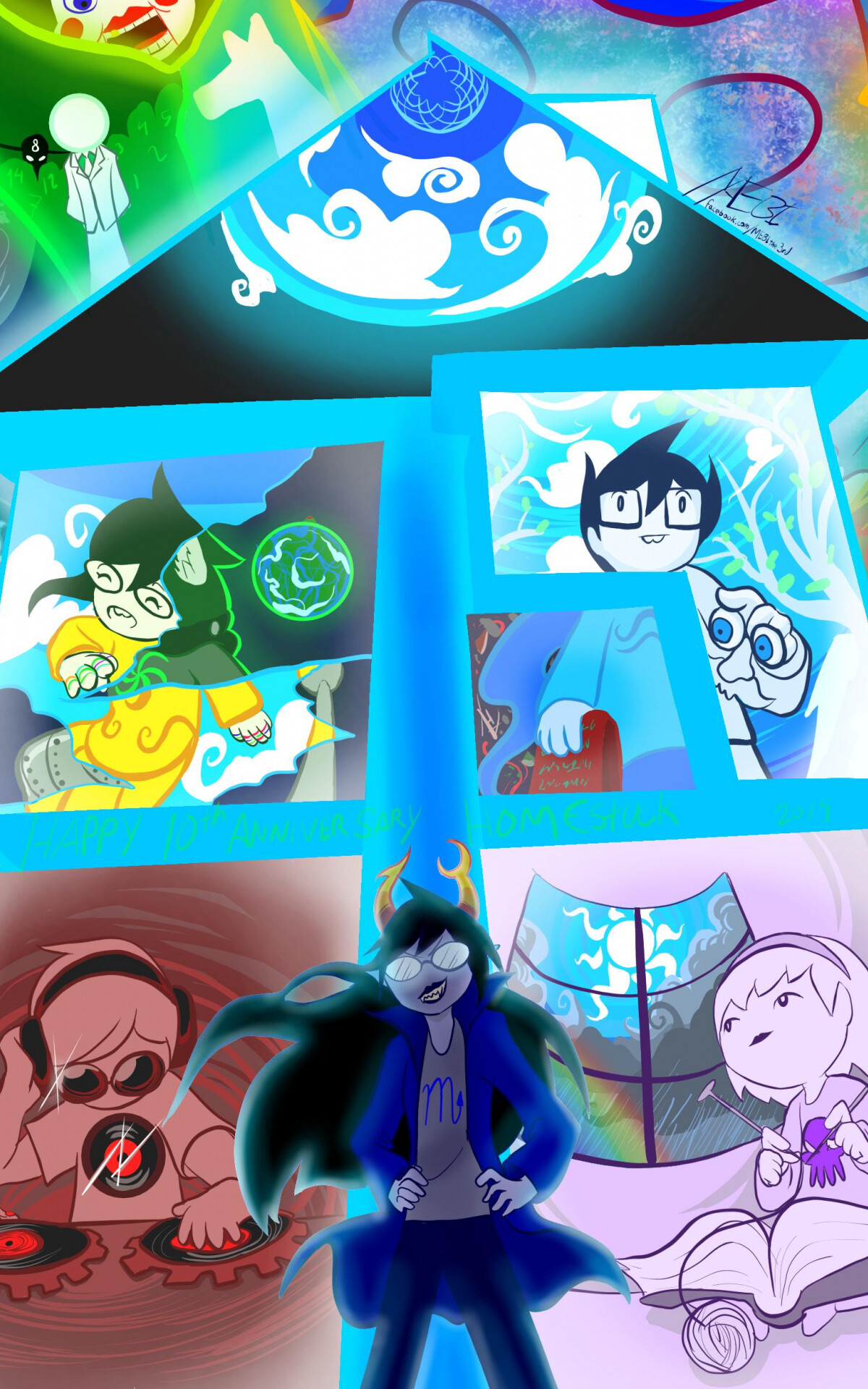 Homestuck backgrounds, Colorful artwork, Quirky characters, Unique comic style, 1200x1920 HD Phone