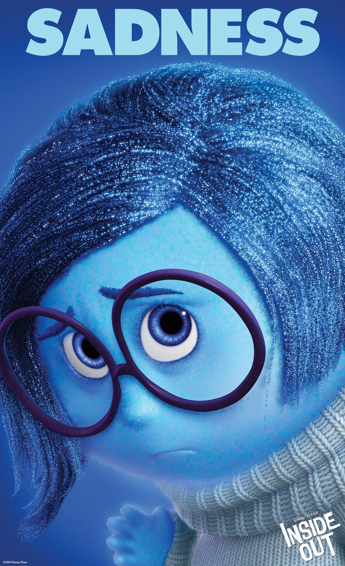 Sadness, Inside Out Wallpaper, 1200x1970 HD Phone