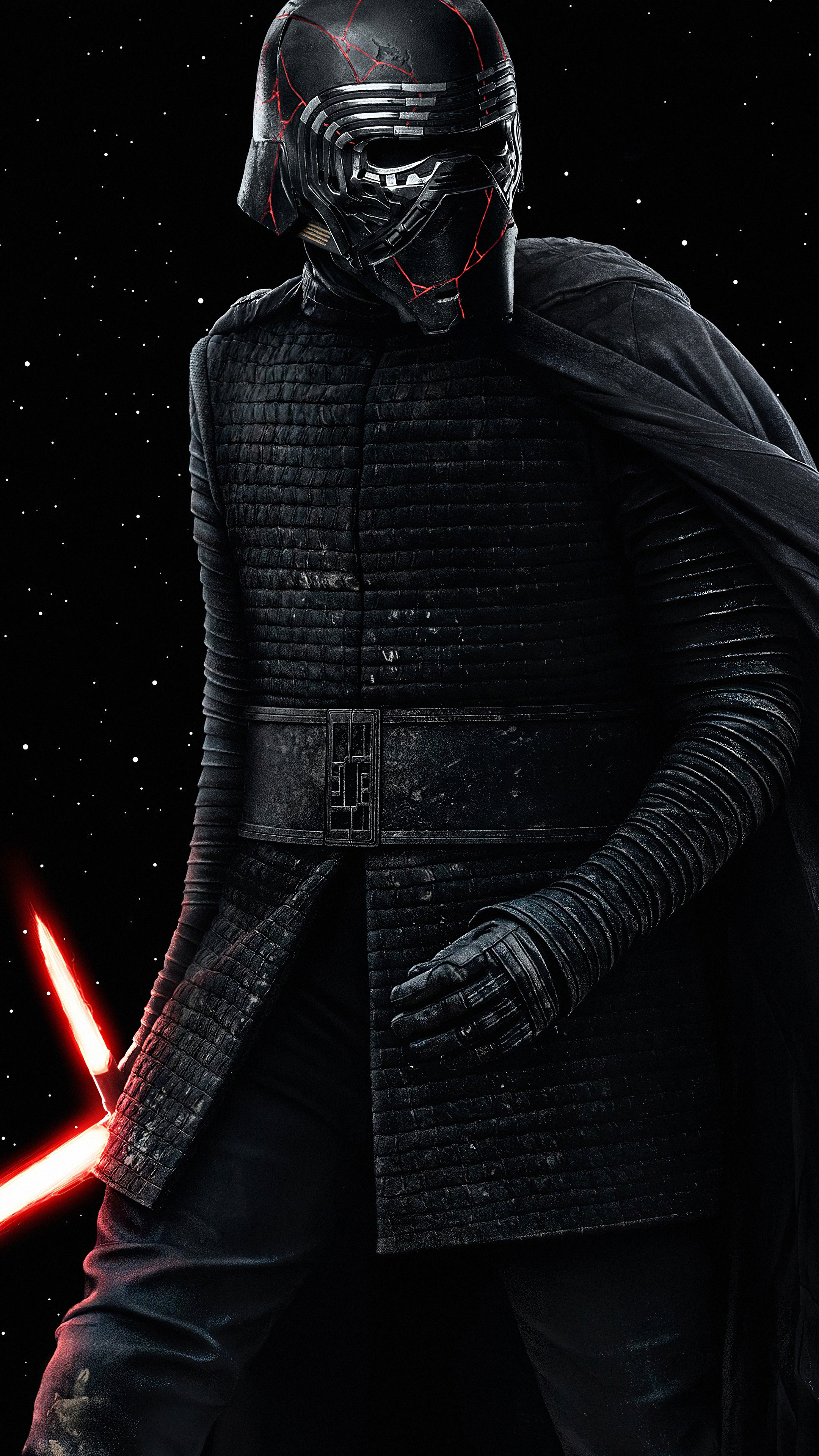 Kylo Ren wallpaper, Sony Xperia HD, Powerful Sith, Intense battle, 2160x3840 4K Phone