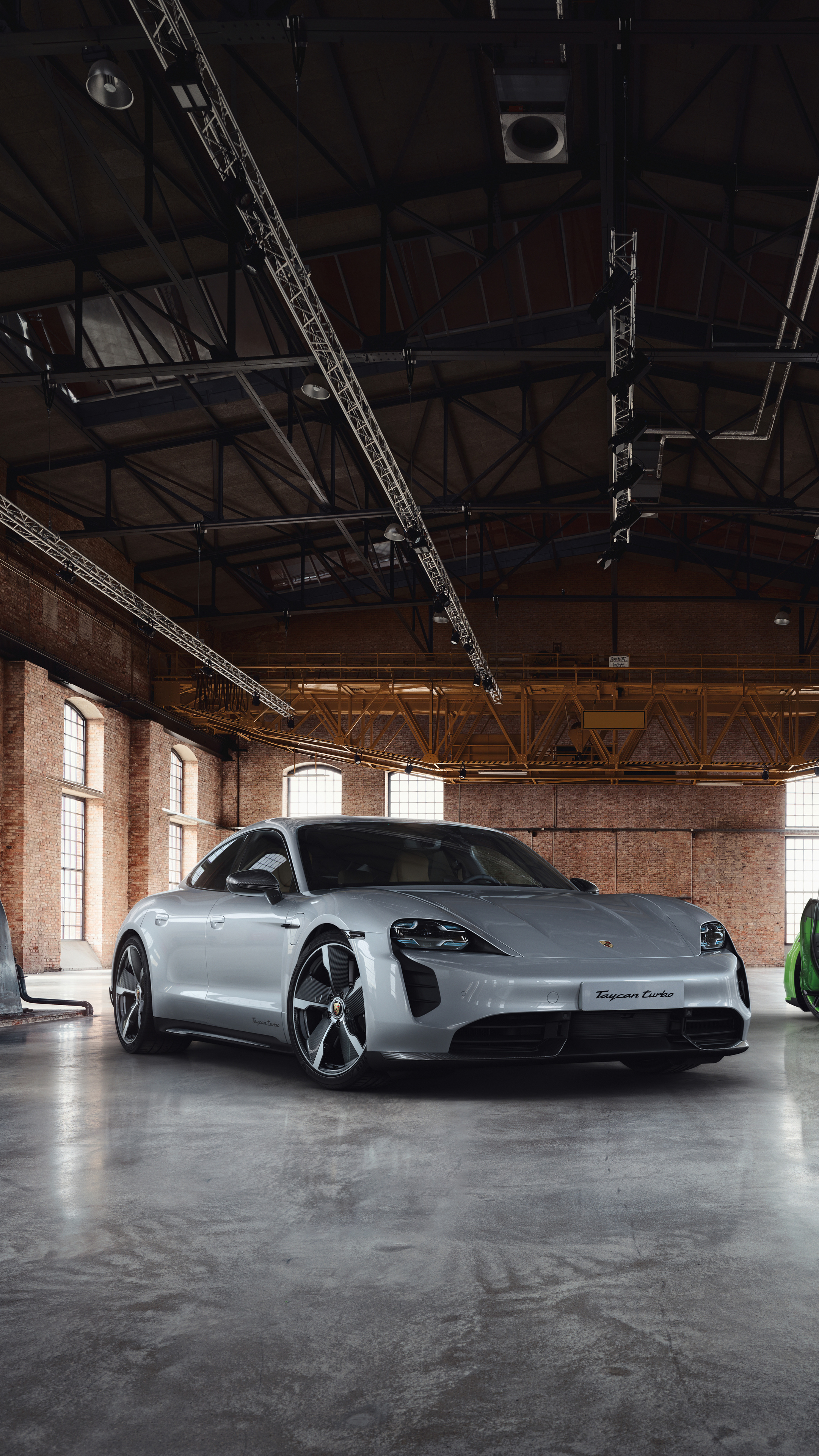 Porsche Taycan, Turbo sportdesign luxury, High-performance electric, Cutting-edge technology, 2160x3840 4K Phone