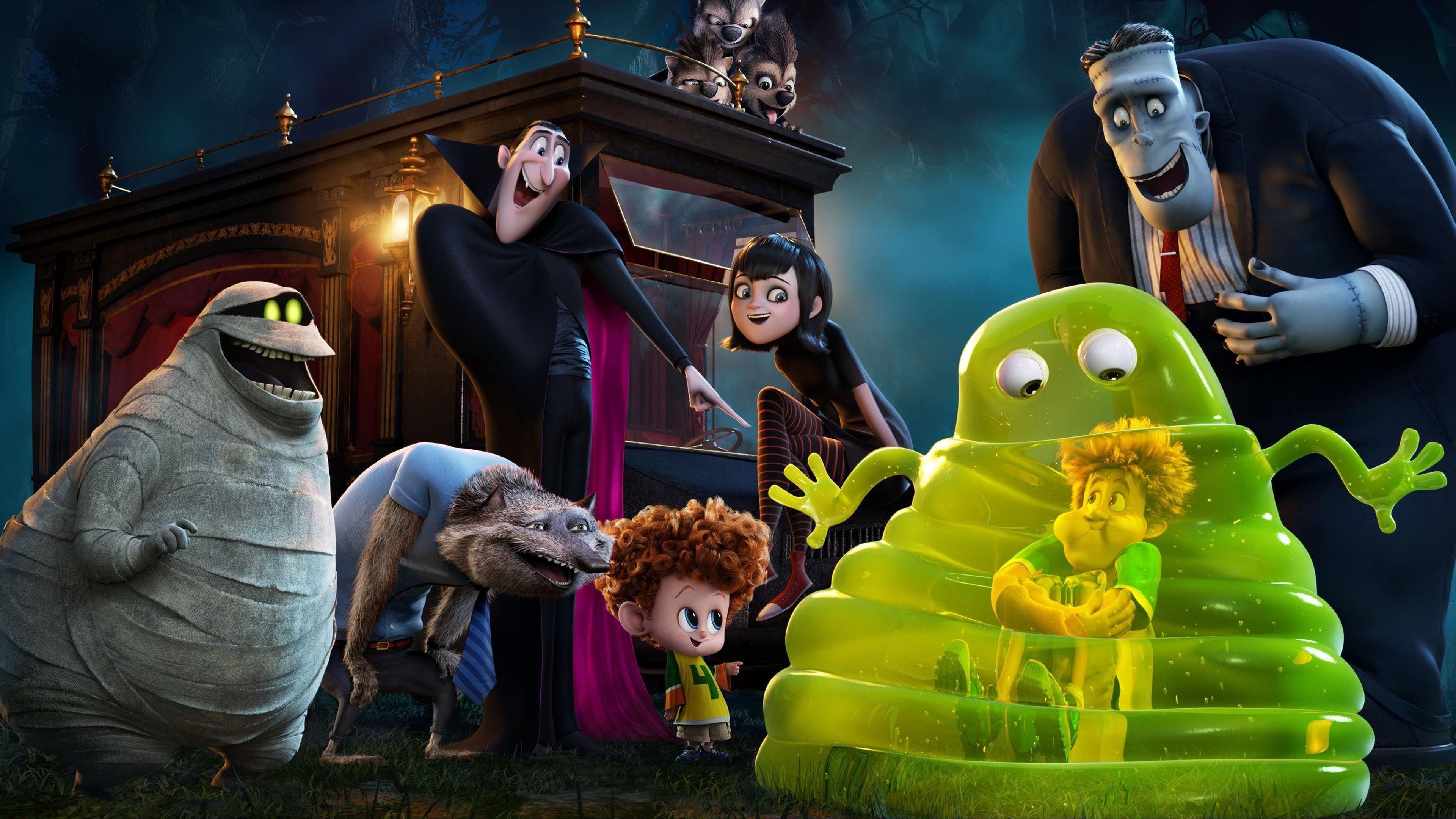 Hotel Transylvania wallpapers, Monster backgrounds, Animated movie, 3840x2160 4K Desktop