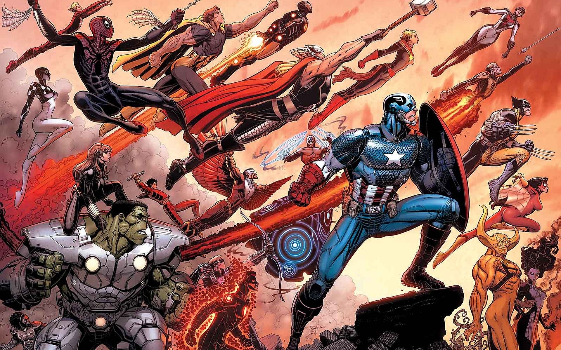 Avengers, Marvel Comics Wallpaper, 1920x1200 HD Desktop