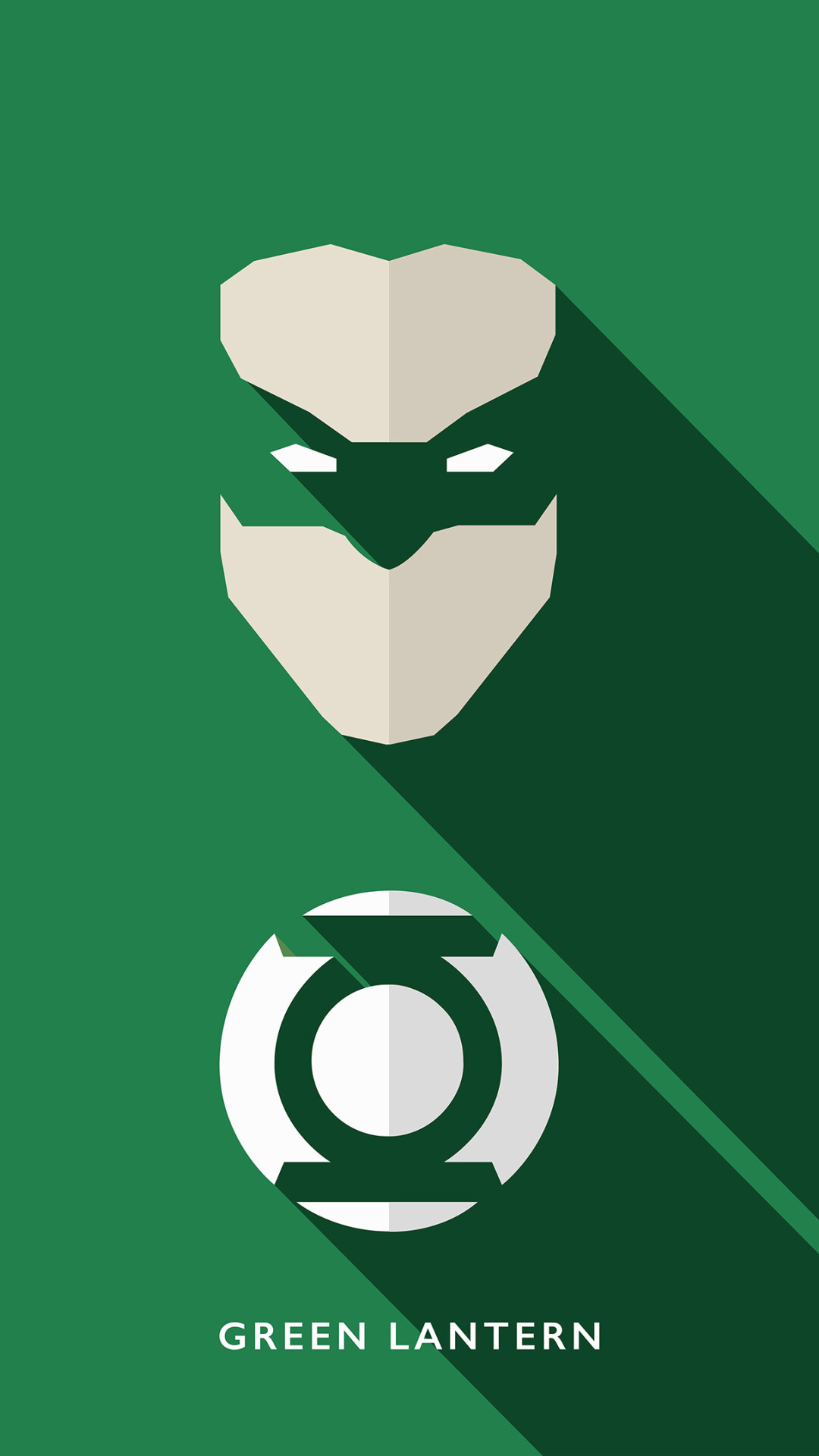 Green Lantern, Minimalism, 4K, HDQWalls, 1080x1920 Full HD Phone