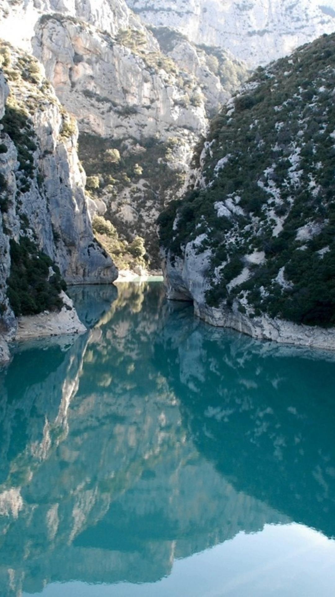 Verdon Regional Park, South of France wallpapers, 1080x1920 Full HD Phone