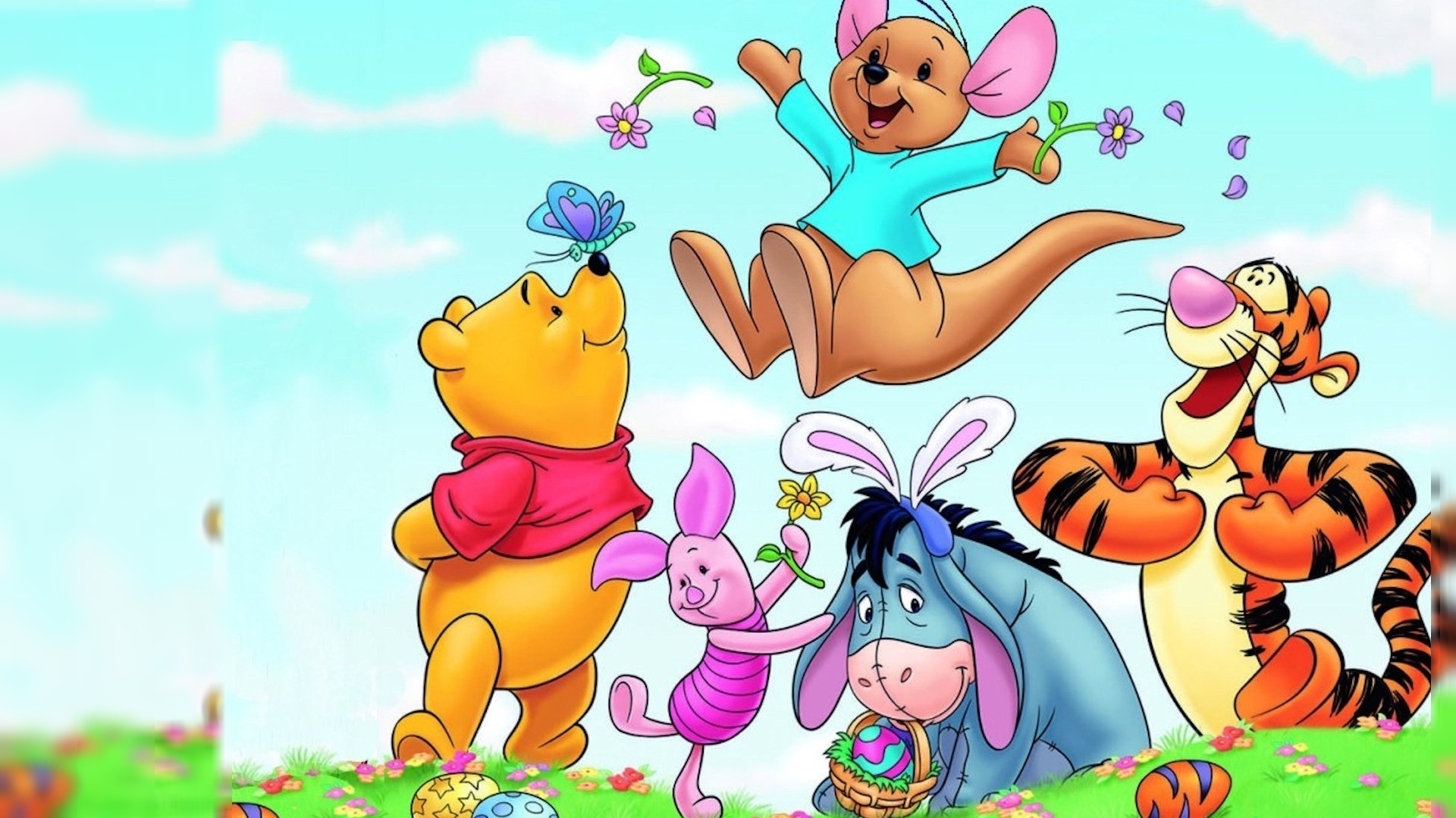 Funmozar Winnie the Pooh wallpapers, Desktop/mobile/tablet, Eeyore wallpaper, Windows 7, 1920x1080 Full HD Desktop