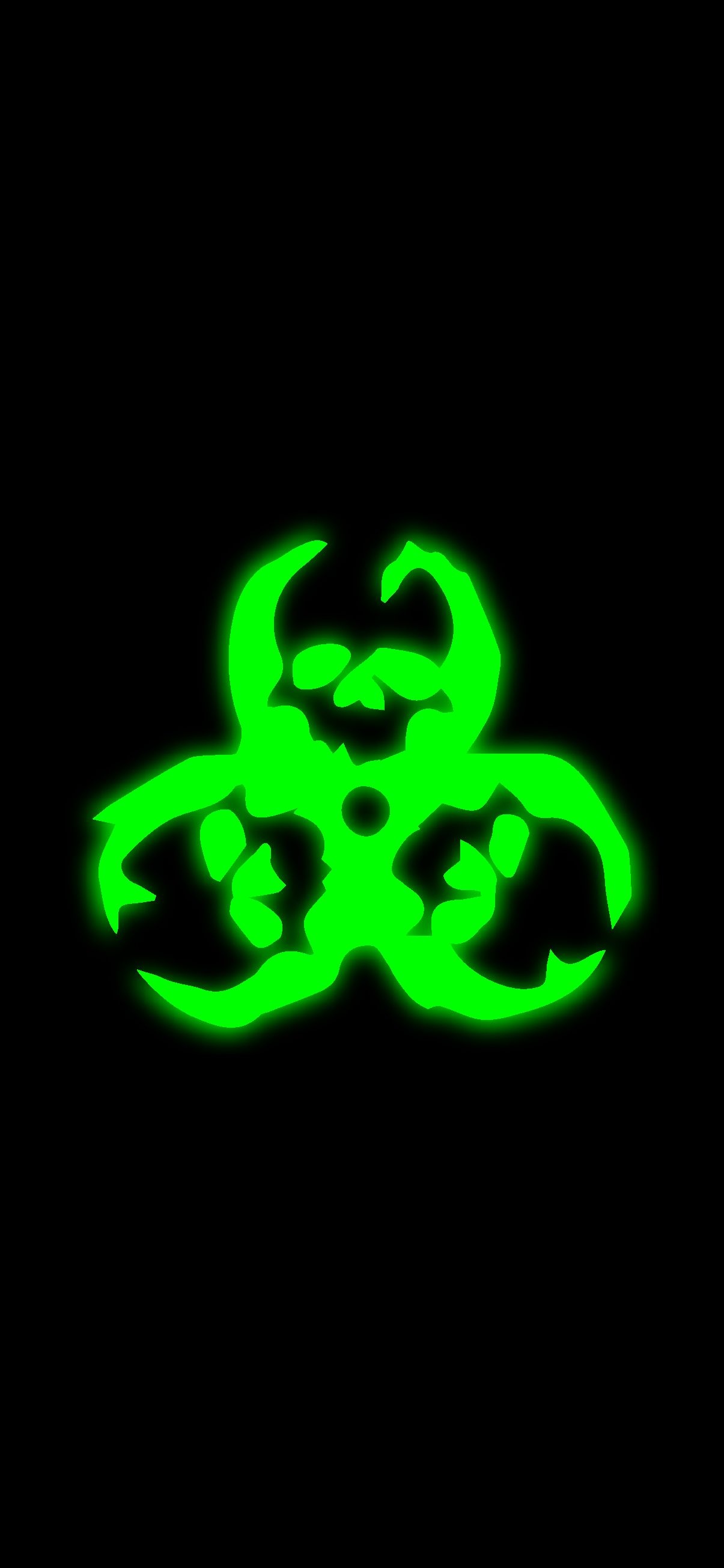 Biohazard wallpaper, Amoled phone, Green danger, High-quality wallpaper, 1210x2610 HD Phone