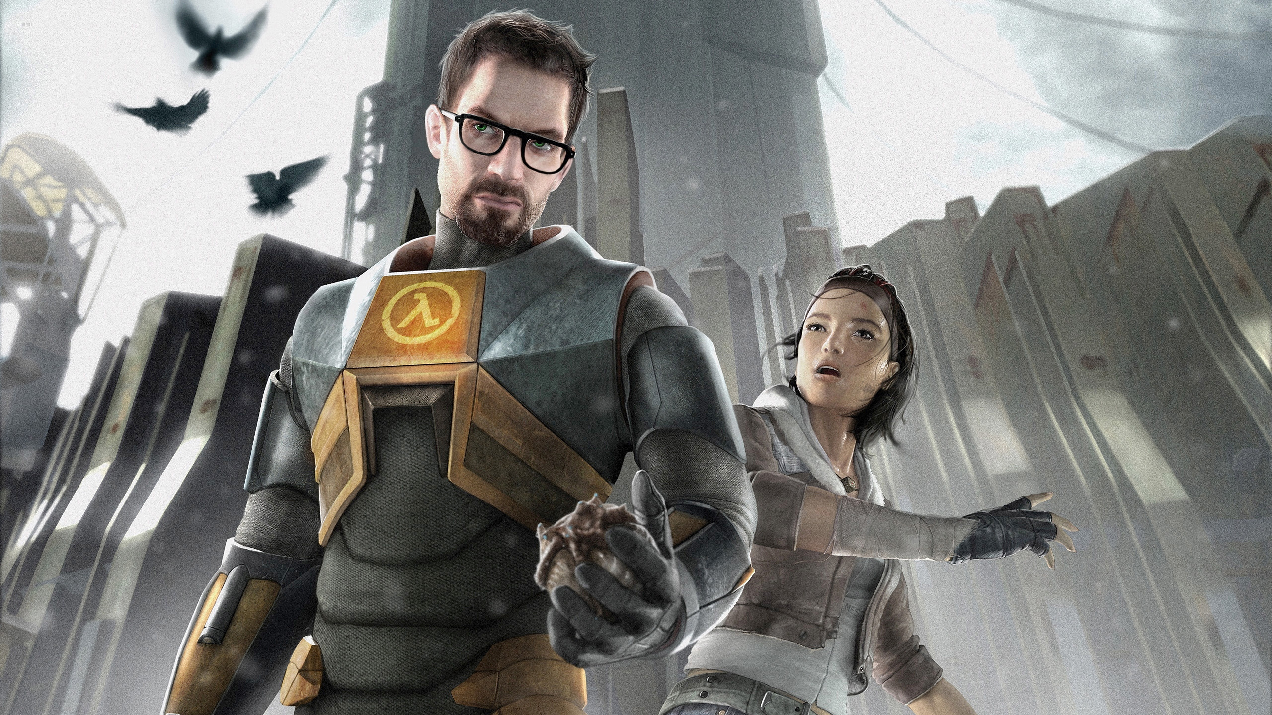 Classic game, Half-Life series, Iconic wallpapers, Gaming nostalgia, 2560x1440 HD Desktop