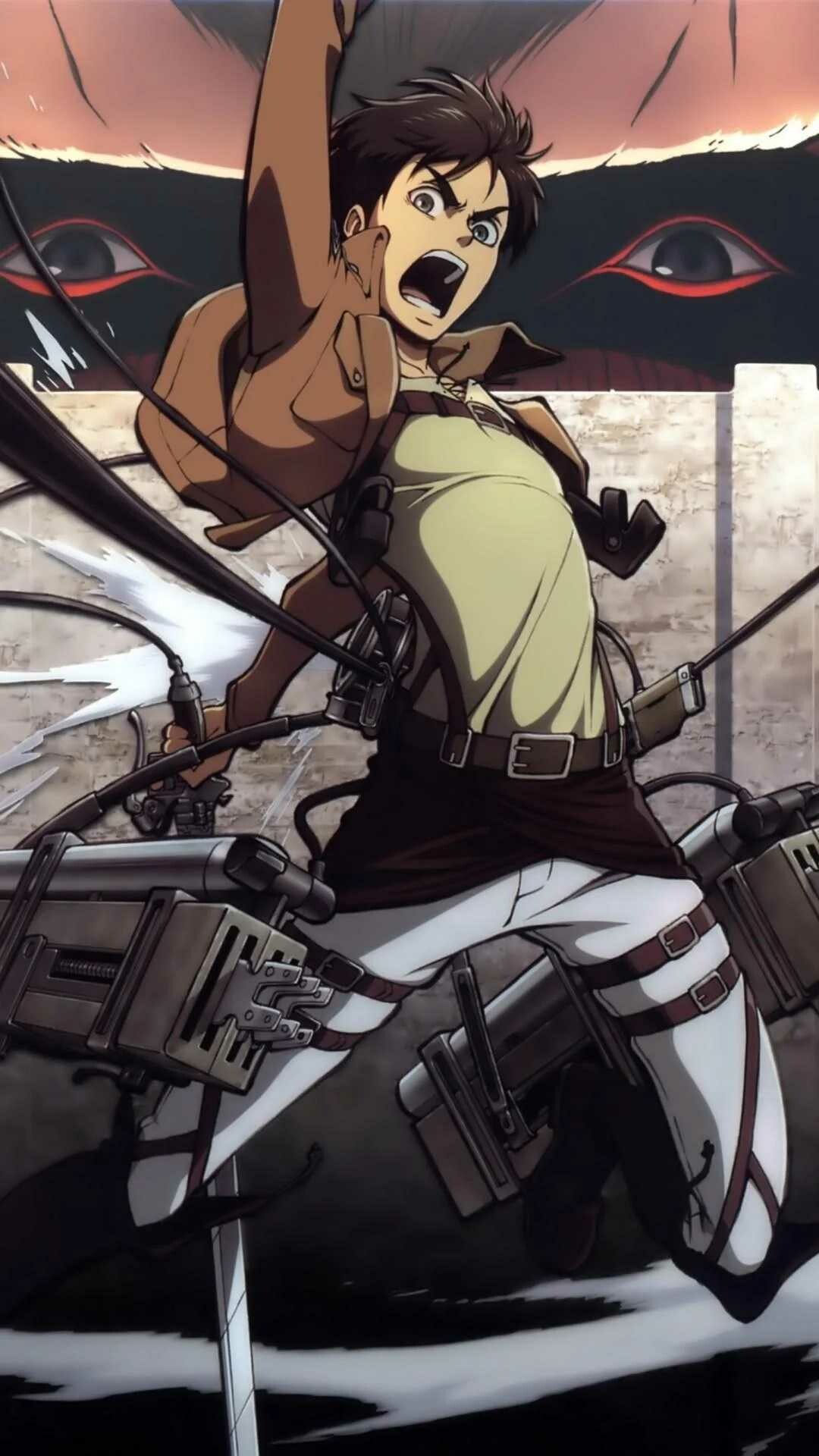 Attack on Titan anime, Epic battles, 1080x1920 Full HD Phone