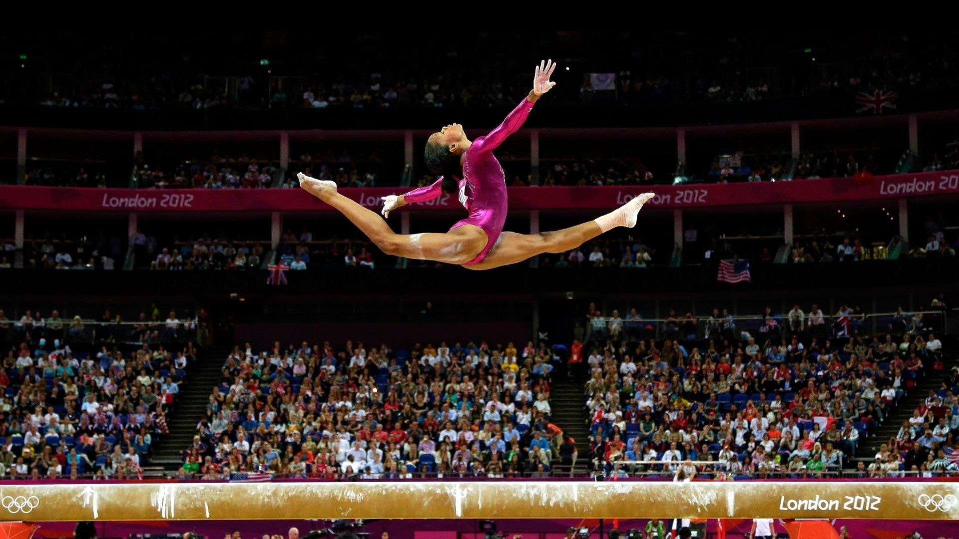 Gabby Douglas rhythmic gymnastics, G wallpaper, Graceful performer, Olympic champion, 1920x1080 Full HD Desktop