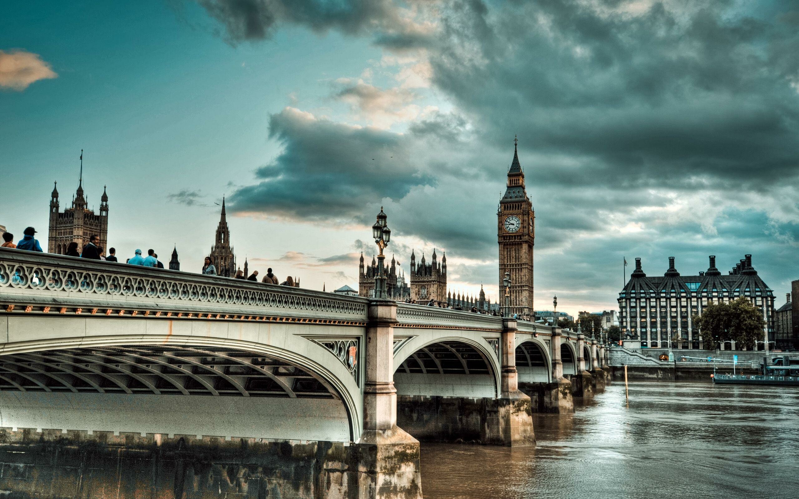 Westminster Bridge, United Kingdom Wallpaper, 2560x1600 HD Desktop