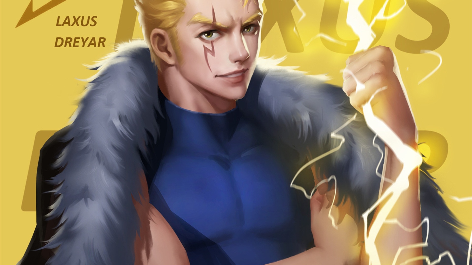 Laxus Dreyar, High definition wallpaper, Fairy Tail series, Electrifying visuals, 1920x1080 Full HD Desktop