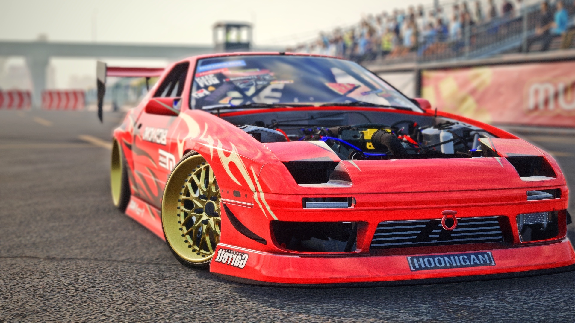 Mazda RX-7 CarX Drift Racing, Hoonigan Wallpaper, 1920x1080 Full HD Desktop