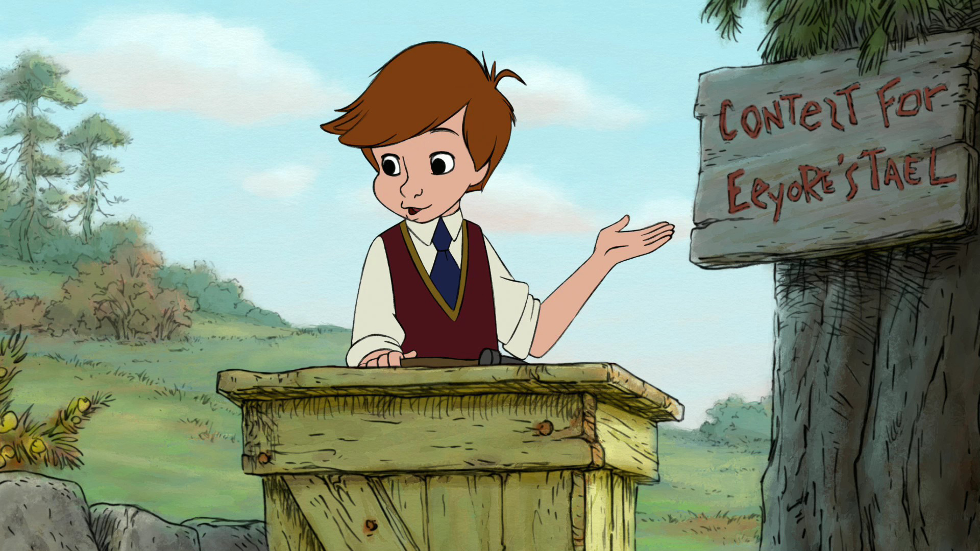 Christopher Robin, Free download, Disney wallpaper, Tablet, 1920x1080 Full HD Desktop