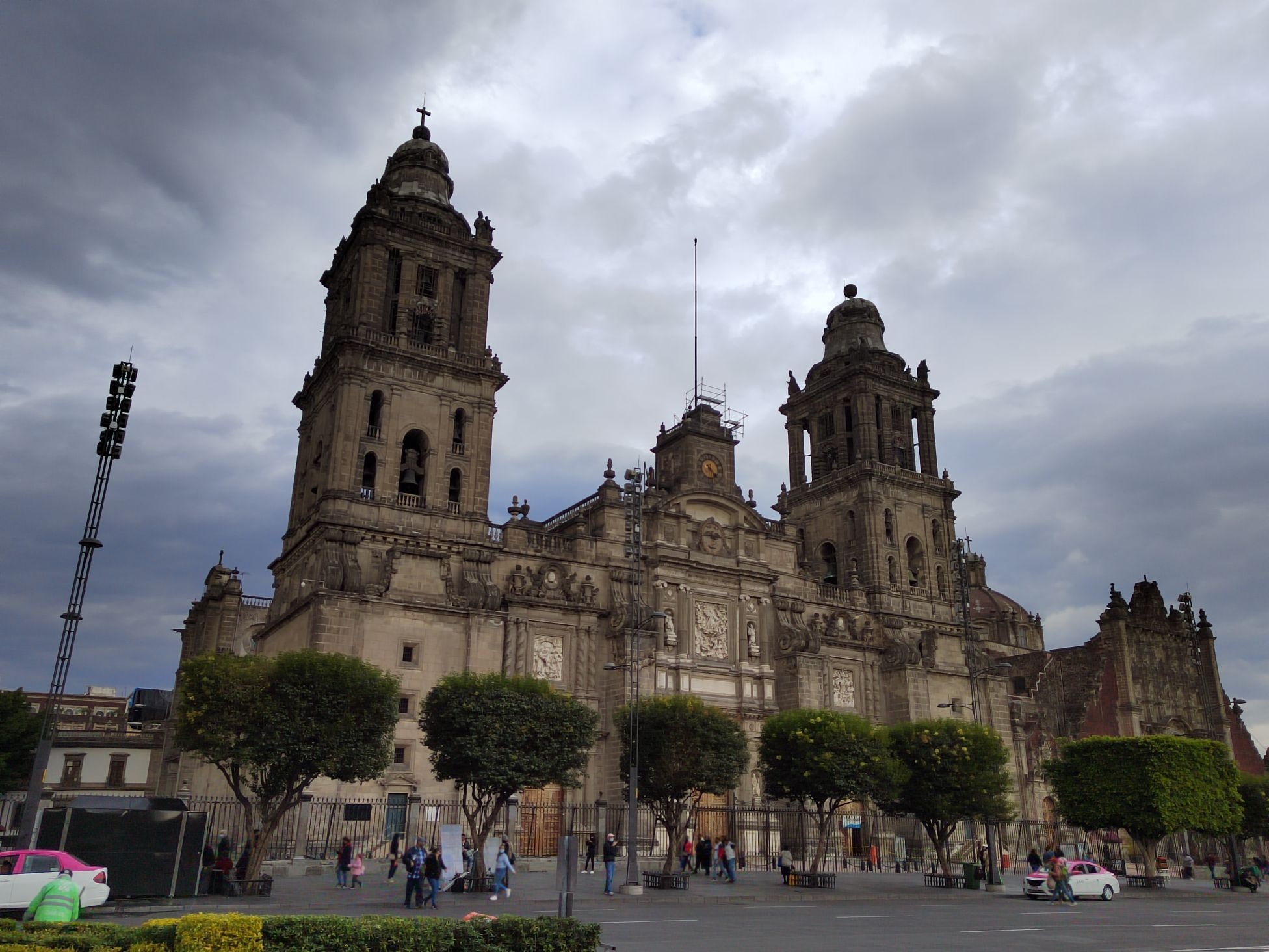 Zocalo (Constitution Square), Mexico City Metropolitan Cathedral, Attraction reviews, Transportation, 1960x1470 HD Desktop