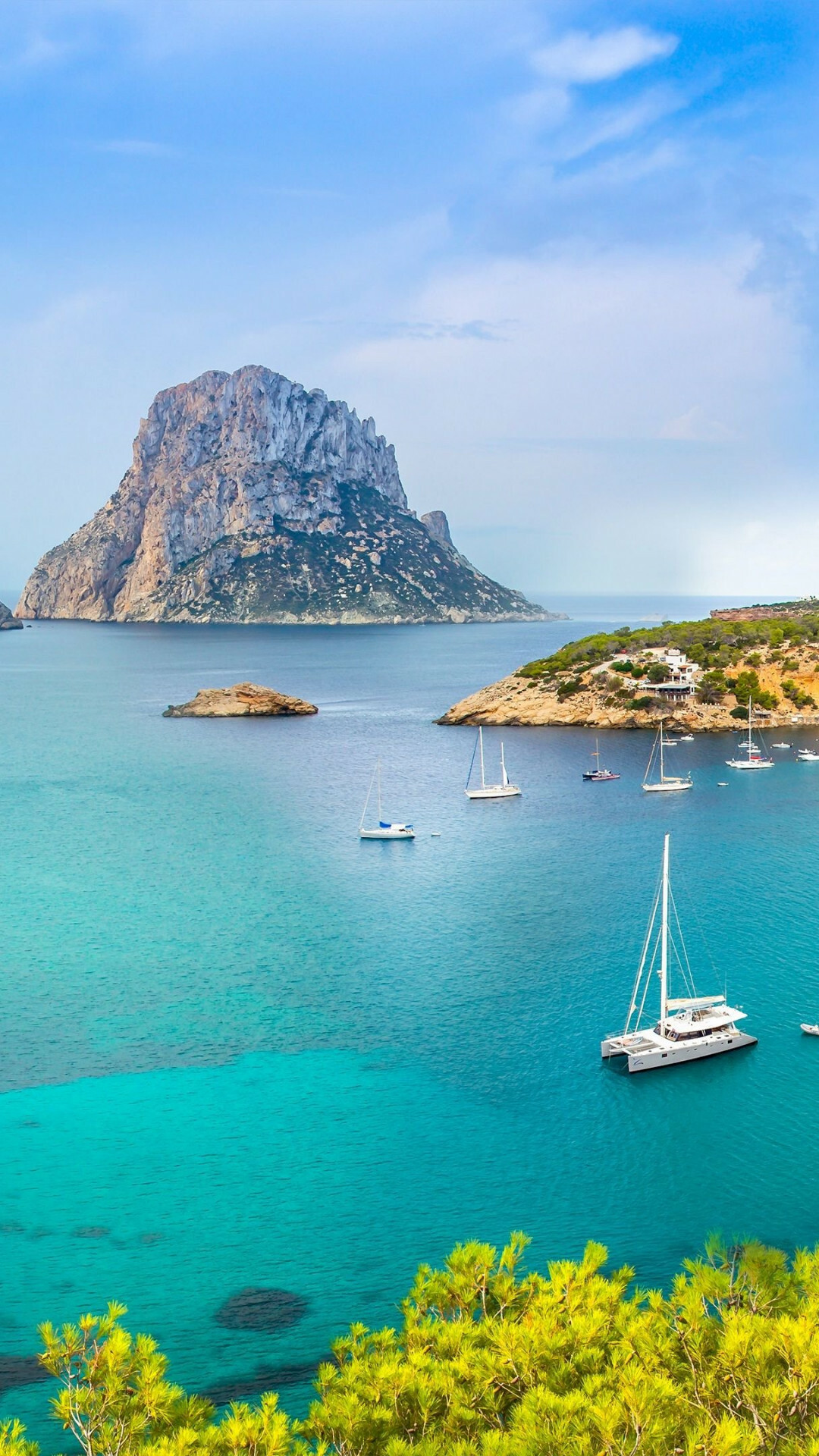 Ibiza HD desktop wallpaper, Vibrant colors, Captivating imagery, Eye-catching display, 1080x1920 Full HD Phone