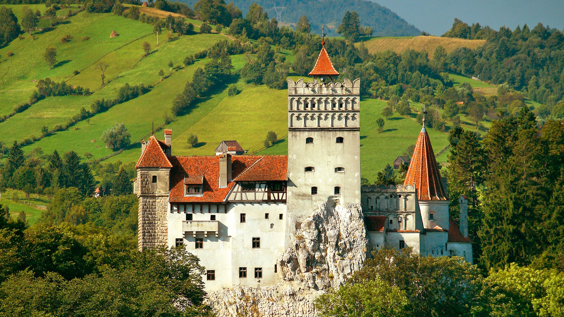 Bran Castle, Wallpaper, 1920x1080 Full HD Desktop