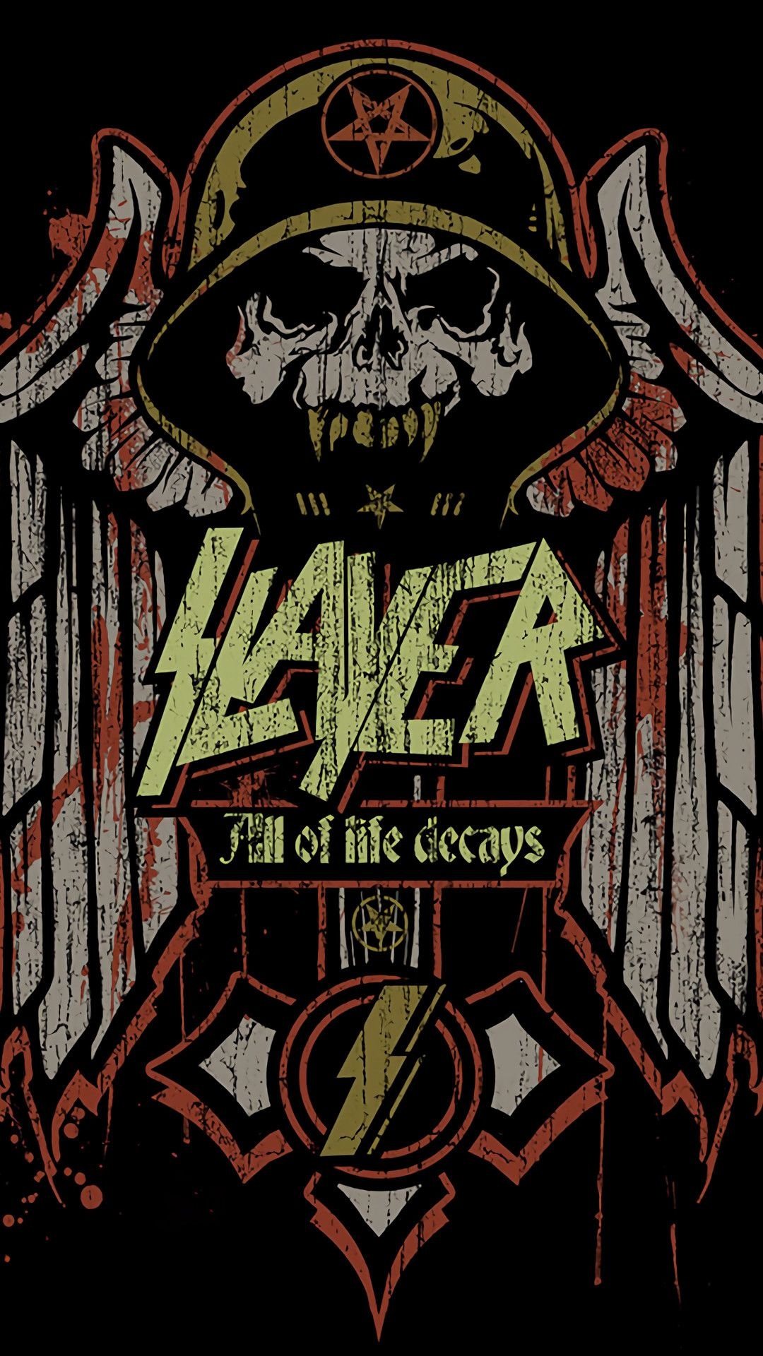 Slayer, Heavy Metal Wallpaper, 1080x1920 Full HD Phone