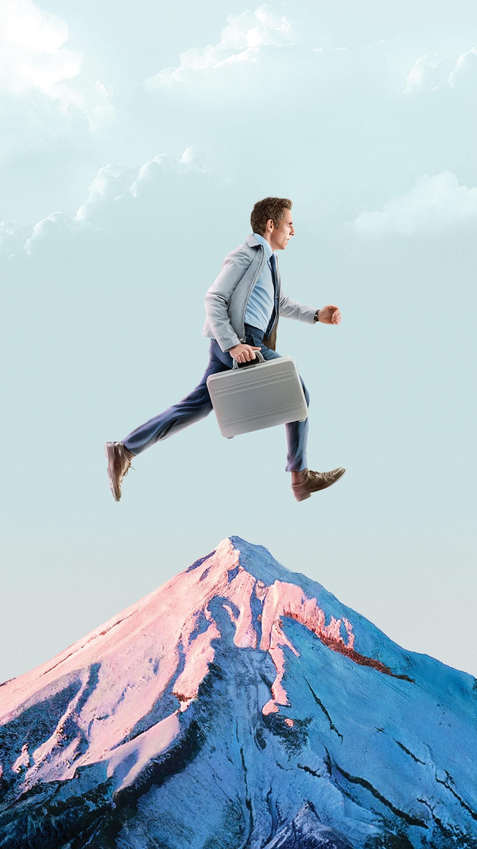 The Secret Life of Walter Mitty, Phone wallpaper, Inspirational movie, Fantasy world, 1540x2740 HD Phone