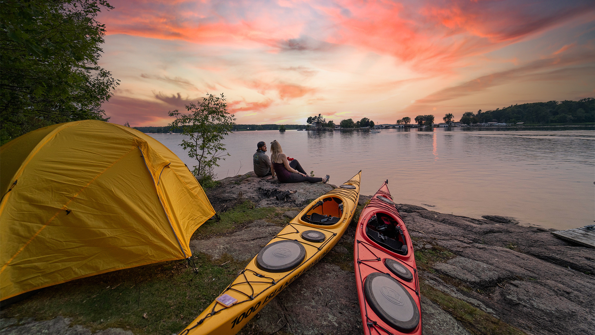 The Thousand Islands, Kayaking Wallpaper, 1920x1080 Full HD Desktop