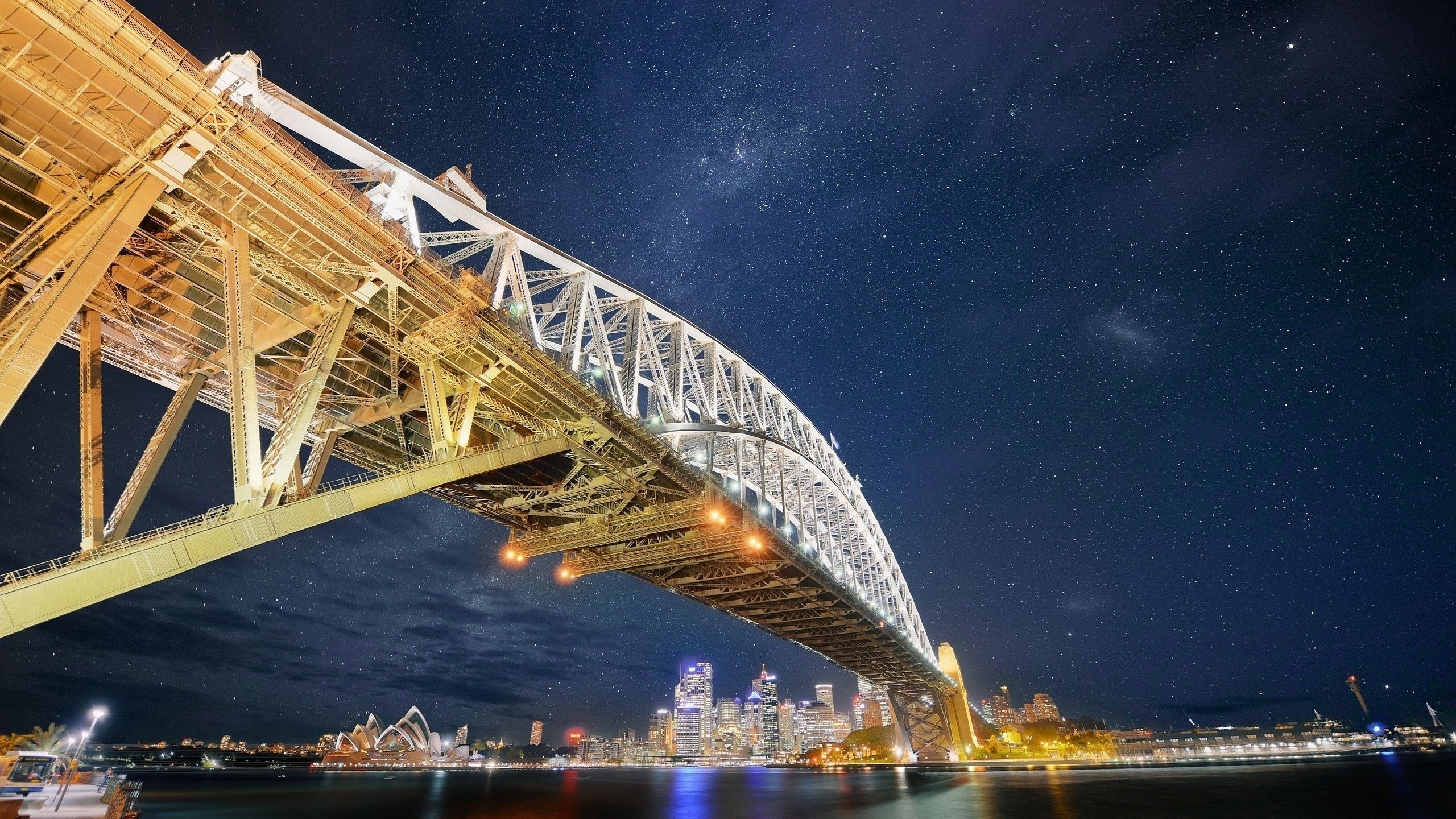 Harbor Bridge wallpapers, HD images, Free download, 2560x1440 HD Desktop