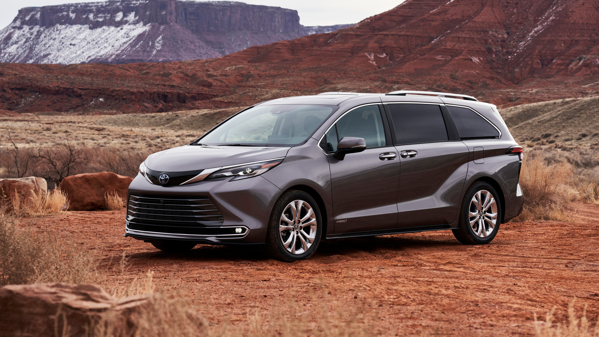 Toyota Sienna Platinum 2021, Free desktop wallpapers, Premium features, 1920x1080 Full HD Desktop