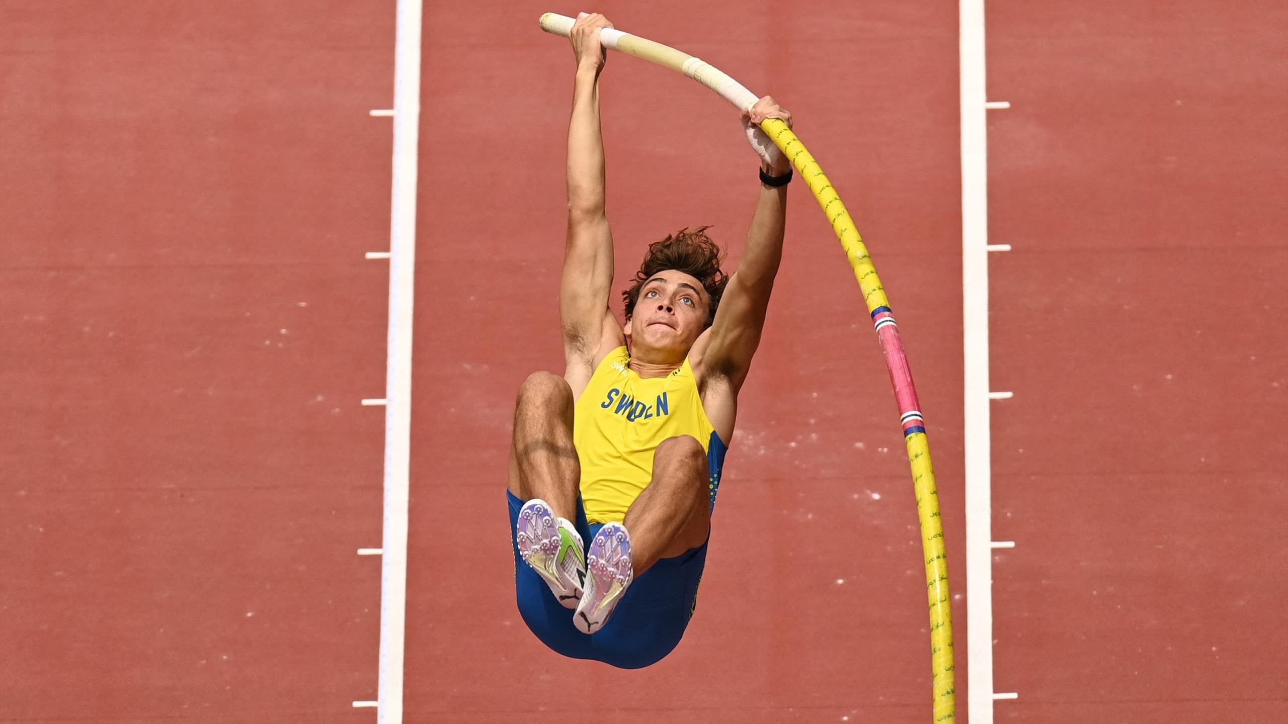 Armand Duplantis, Juegos olmpicos Tokyo 2020, Duplantis en Eurosport, 2560x1440 HD Desktop