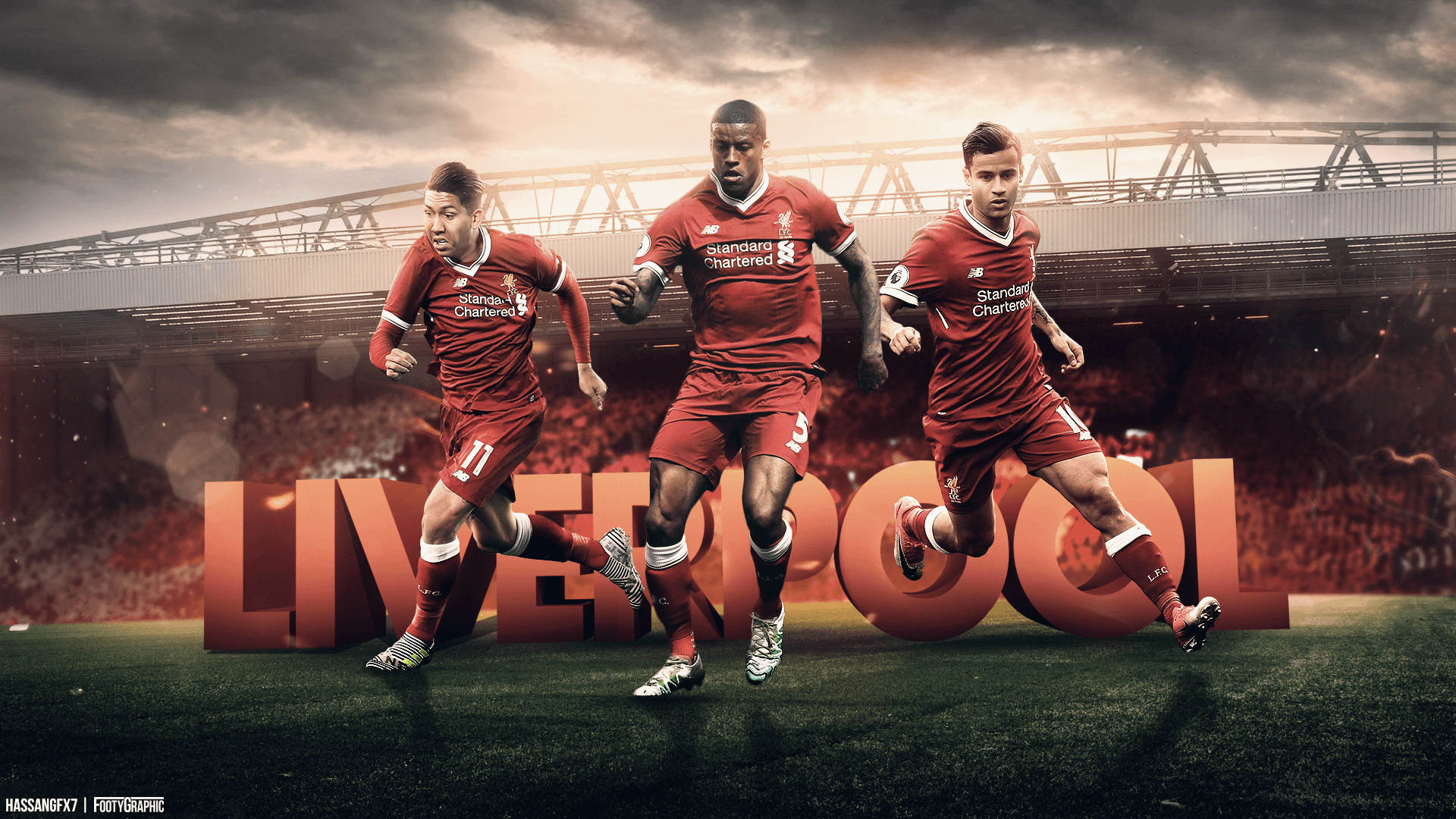 Mane, Firmino and Salah, Liverpool Football Club Wallpaper, 1920x1080 Full HD Desktop