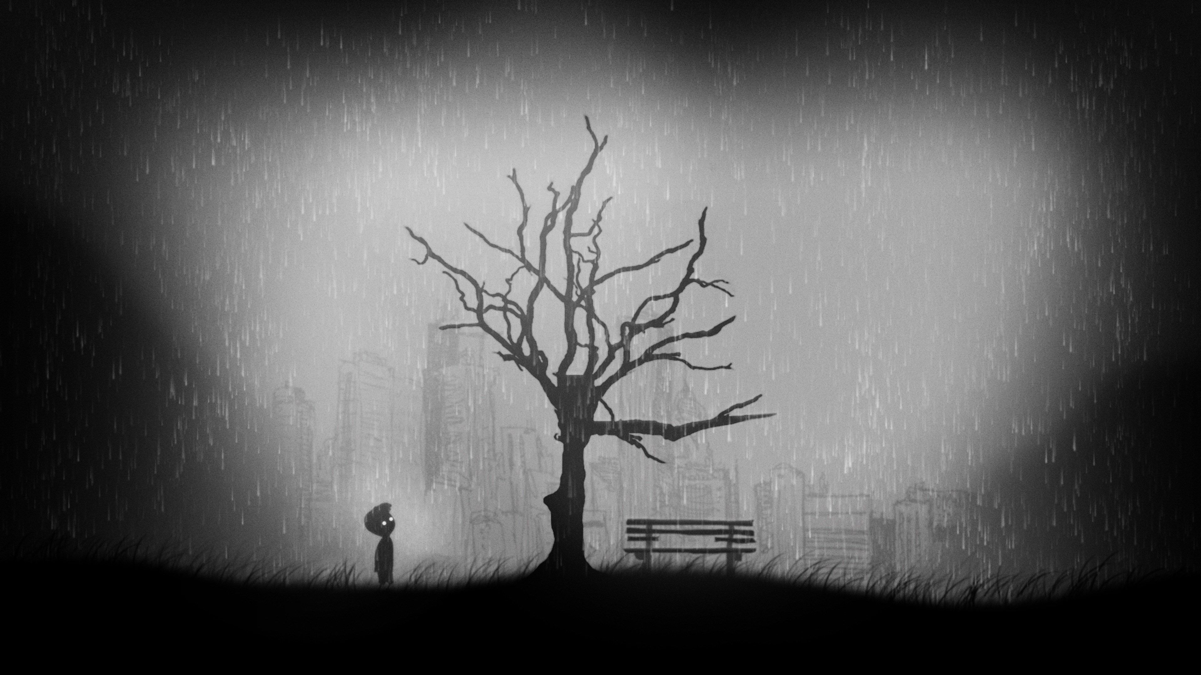 Platform Game, Dark and atmospheric, Limbo game, Captivating puzzle-solving, 3840x2160 4K Desktop