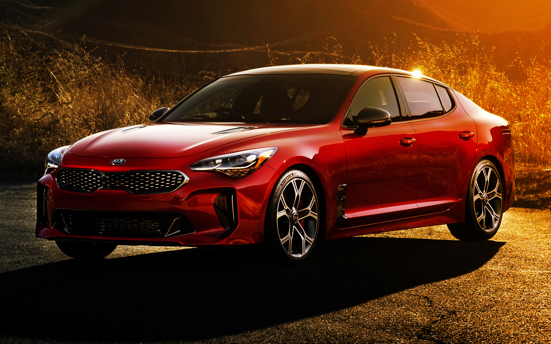 Kia Stinger, Sleek design, High-performance, Sport sedan, 1920x1200 HD Desktop