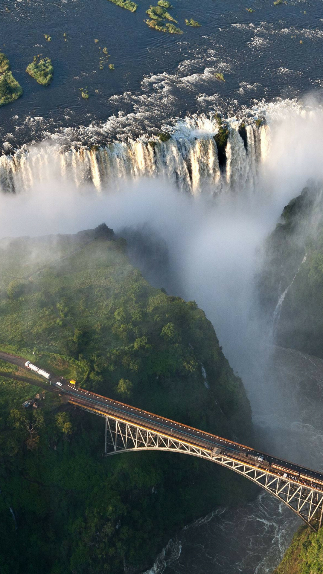 Victoria Falls, Best wallpaper, Baltana, Stunning view, 1080x1920 Full HD Phone