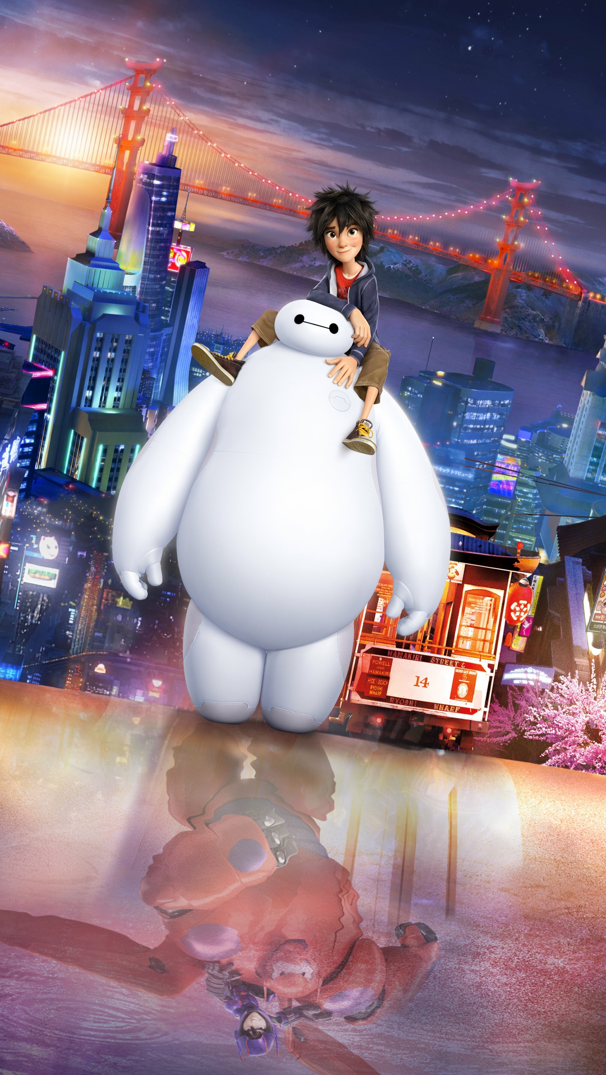 Big Hero 6, Hiro and Baymax, Wallpapers, Superhero duo, 2020x3590 HD Phone